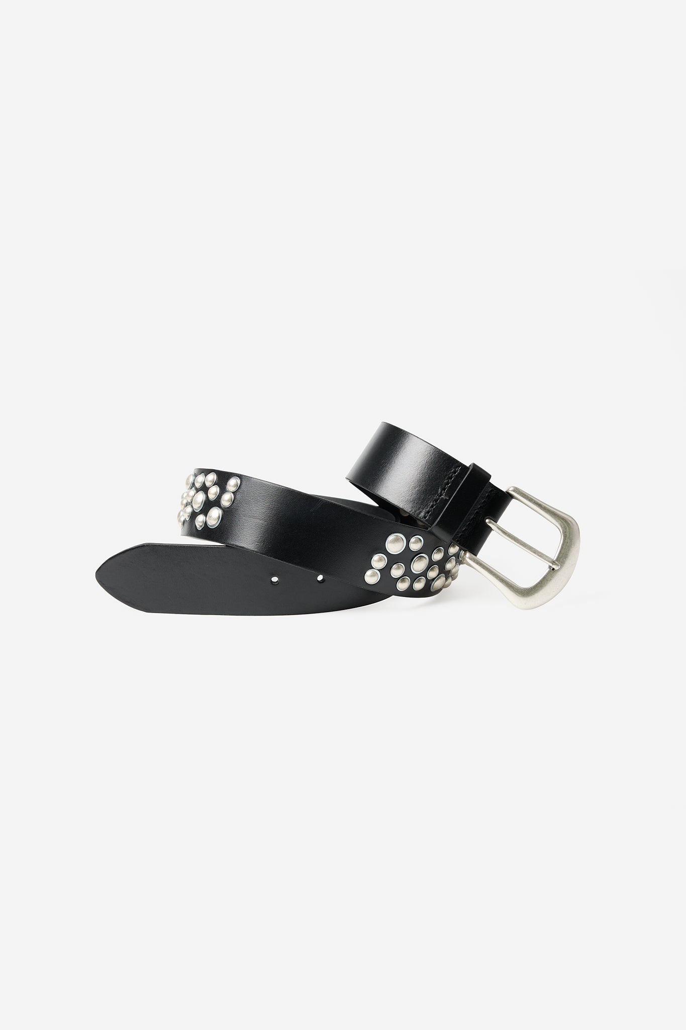 Ceinture noire cloutée