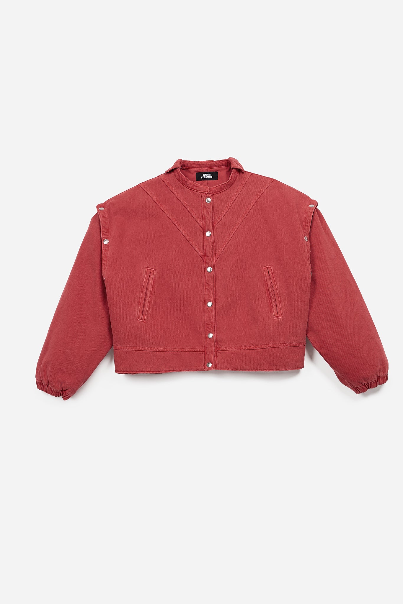 Blouson Bomber Rouge Amovible