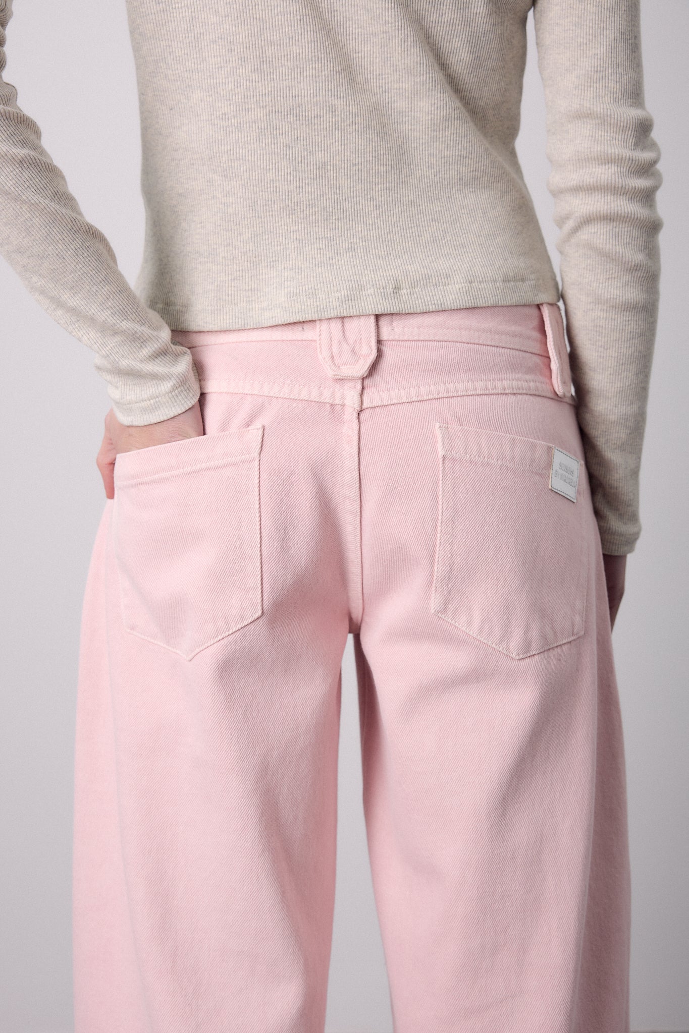 Pink Straight Trousers