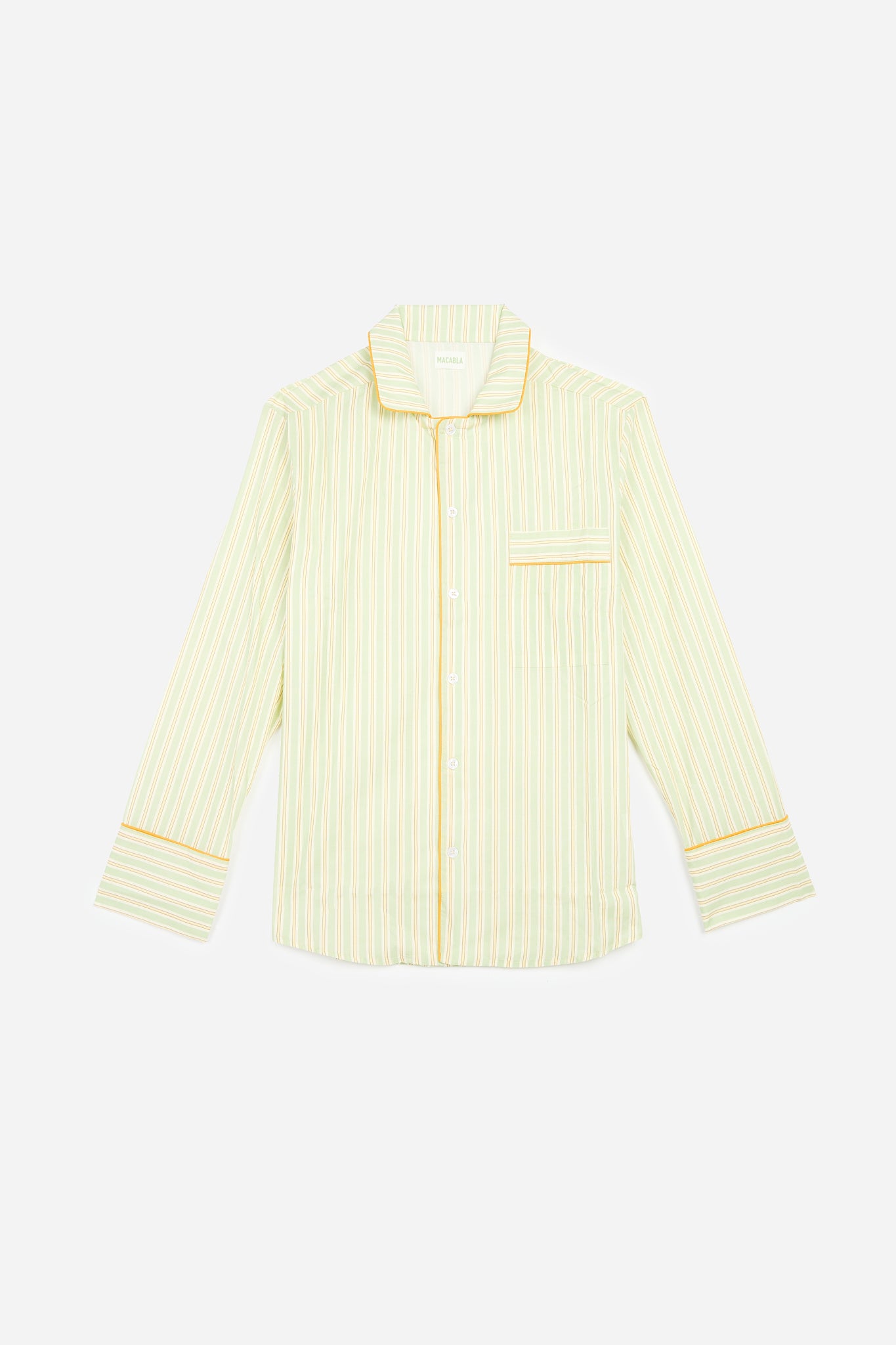 Pijama Unisex Rayas Verde
