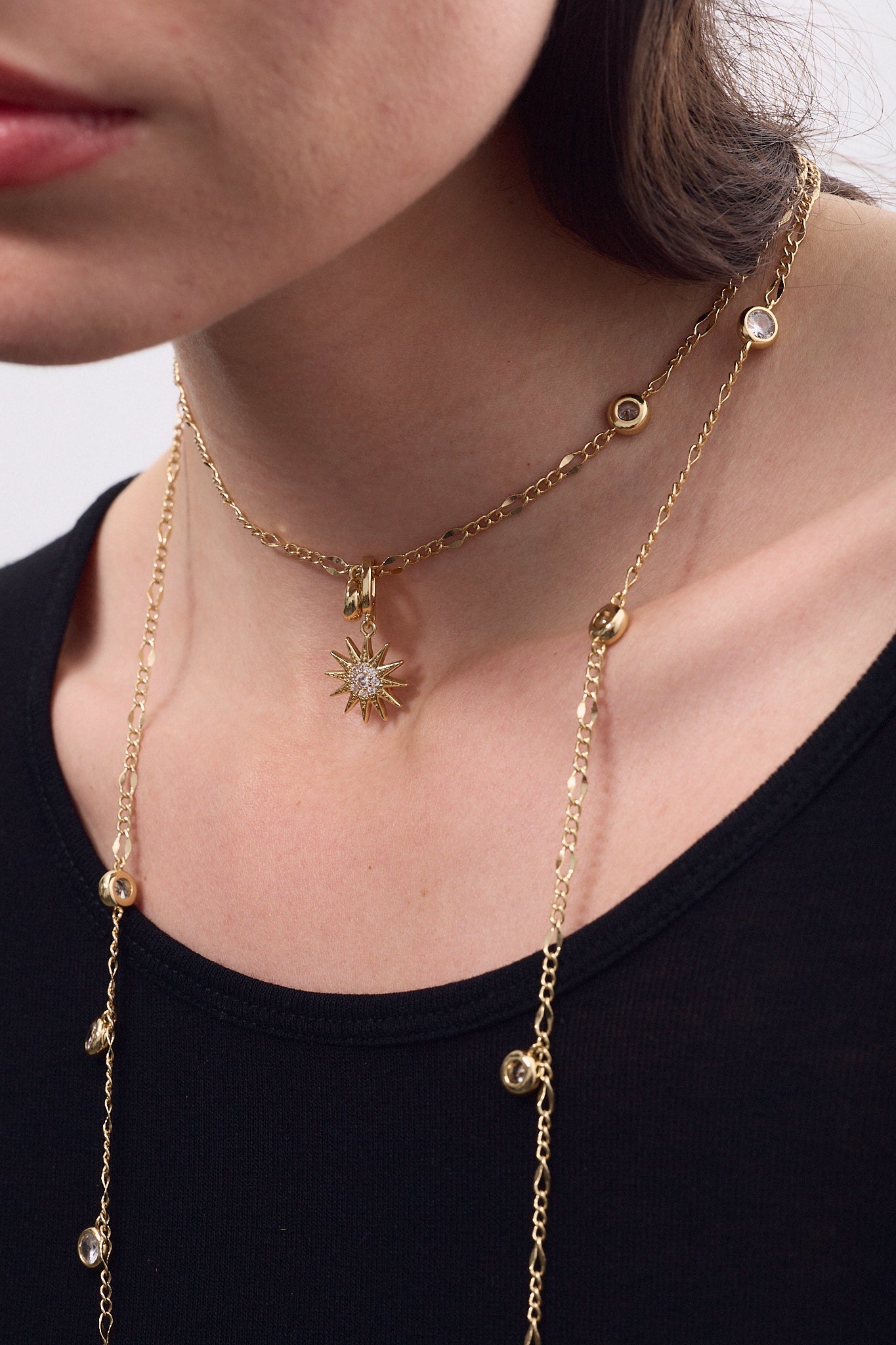 Chaîne Multi-positions avec Zirconiums