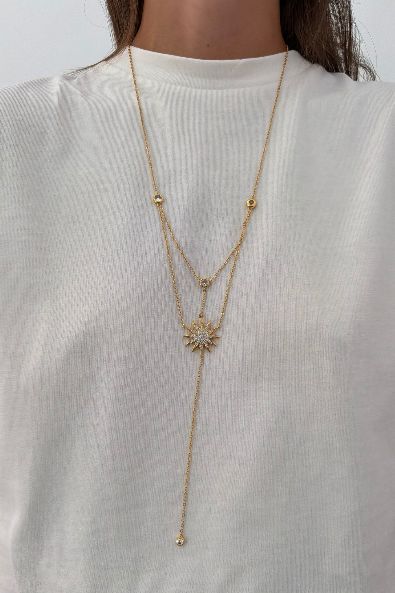 Double Star Necklace