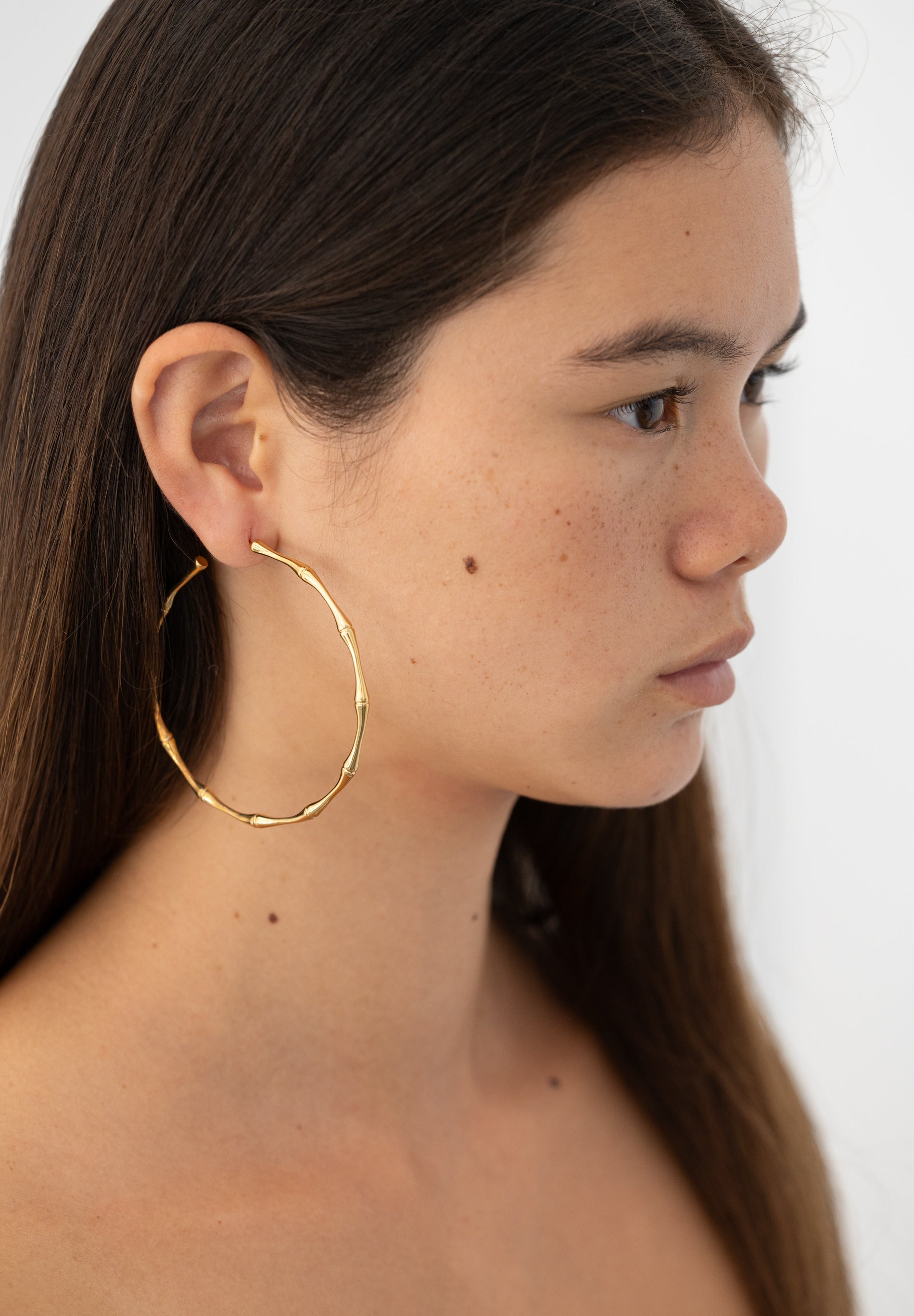 Aros Bambú Grande (Par)