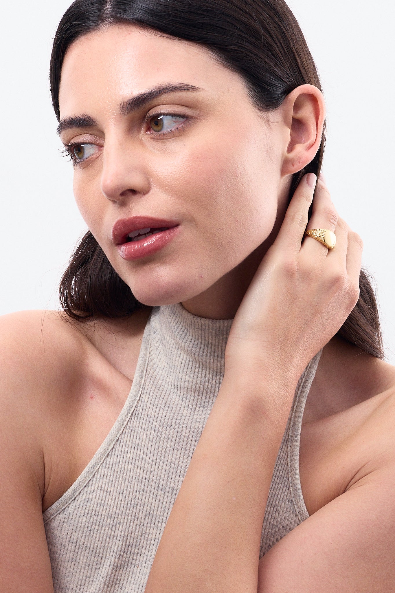 Anillo Irregular Ovalado