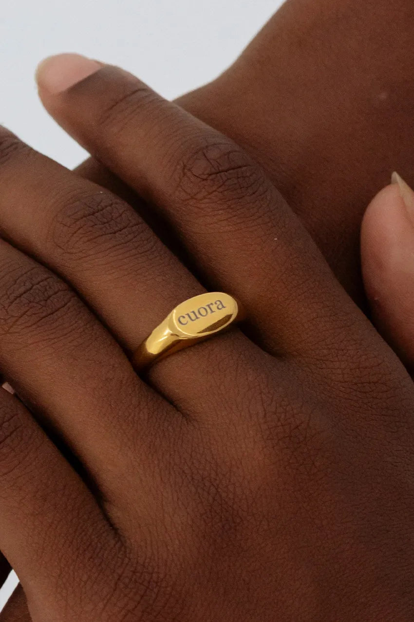 Oval Customizable Ring