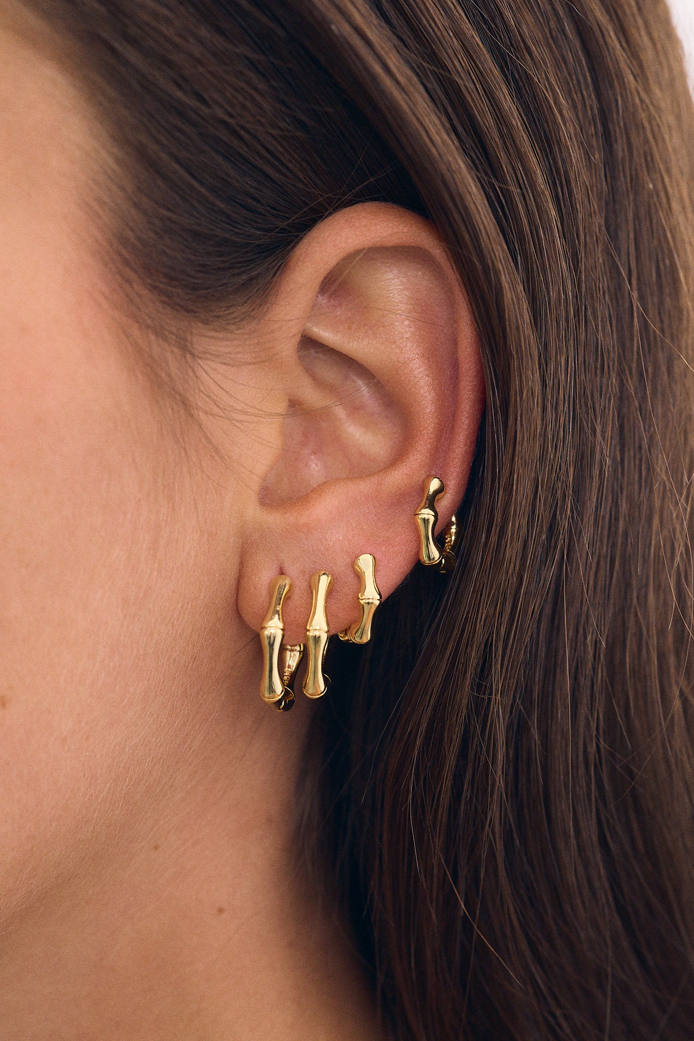 Mini créoles en bambou 7 mm