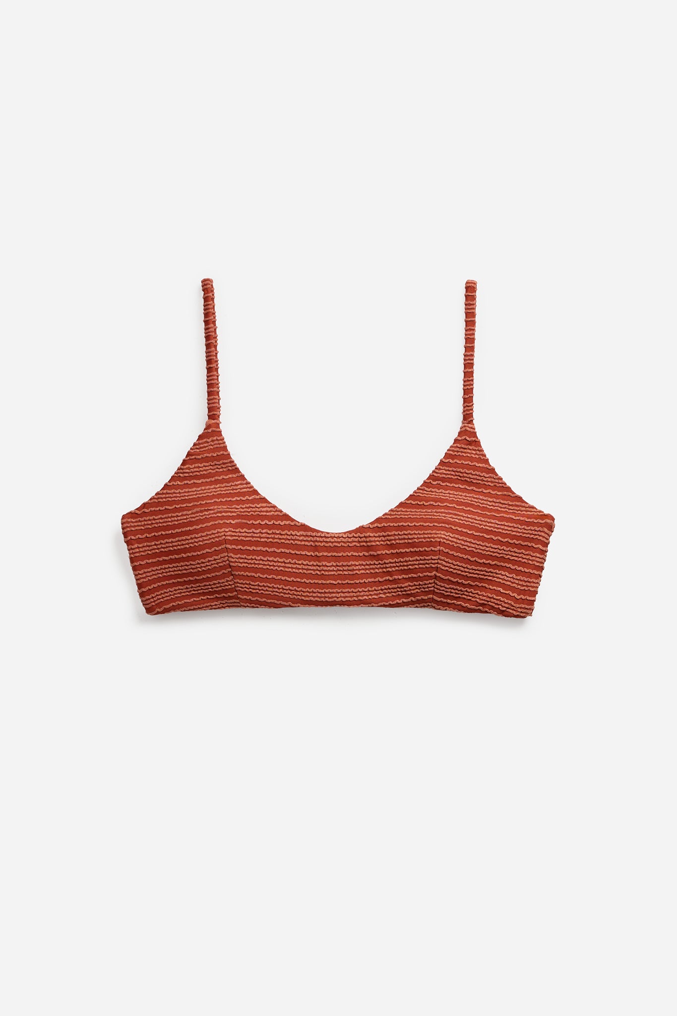 Haut de bikini basique texture tuile