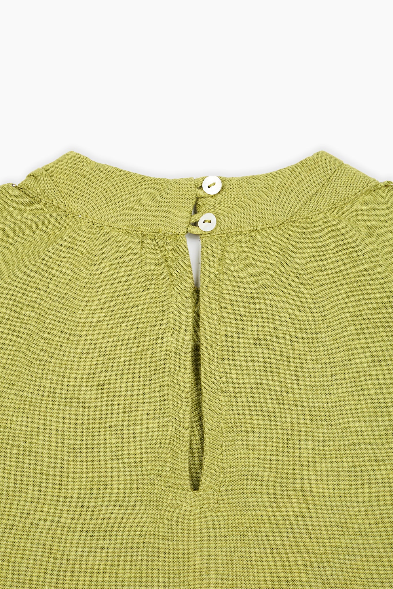 Top Botones Nácar Verde