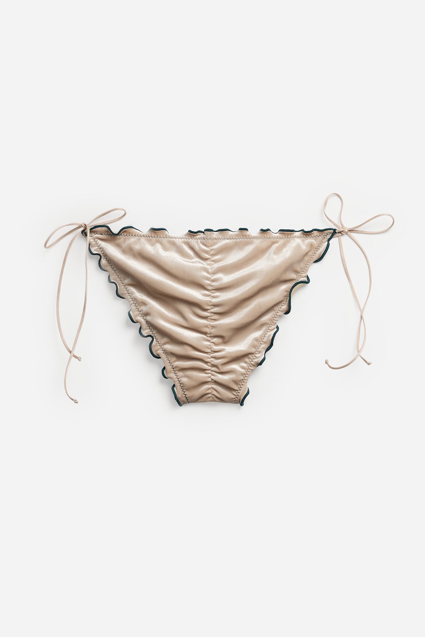 Velvet Champagne Bikini Bottom