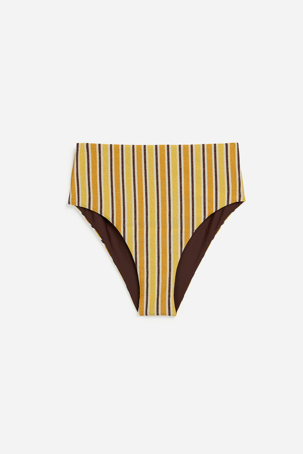 Amalfi High-Waisted Bikini Bottom