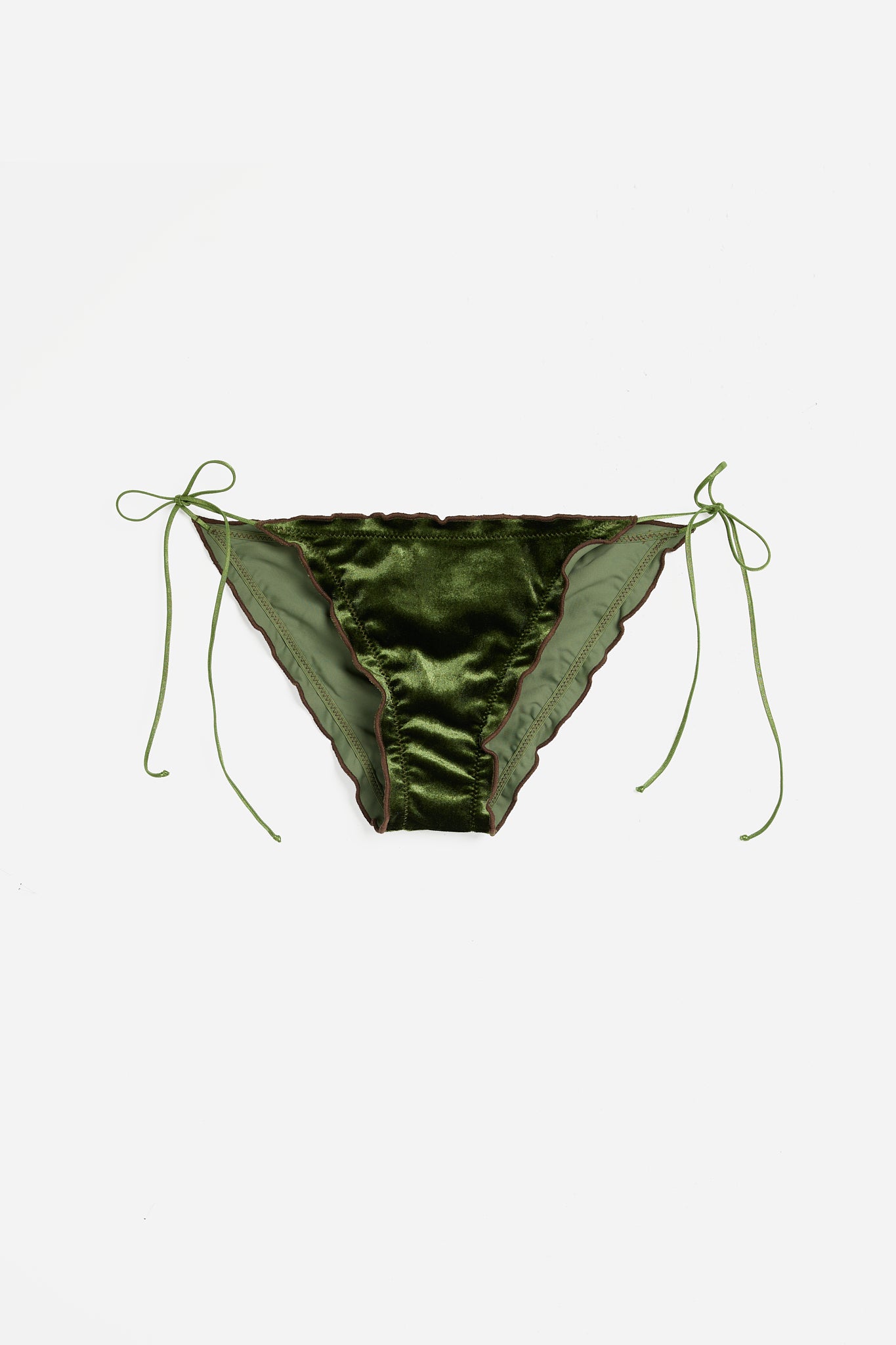 Bikini Bottom Velvet Vert
