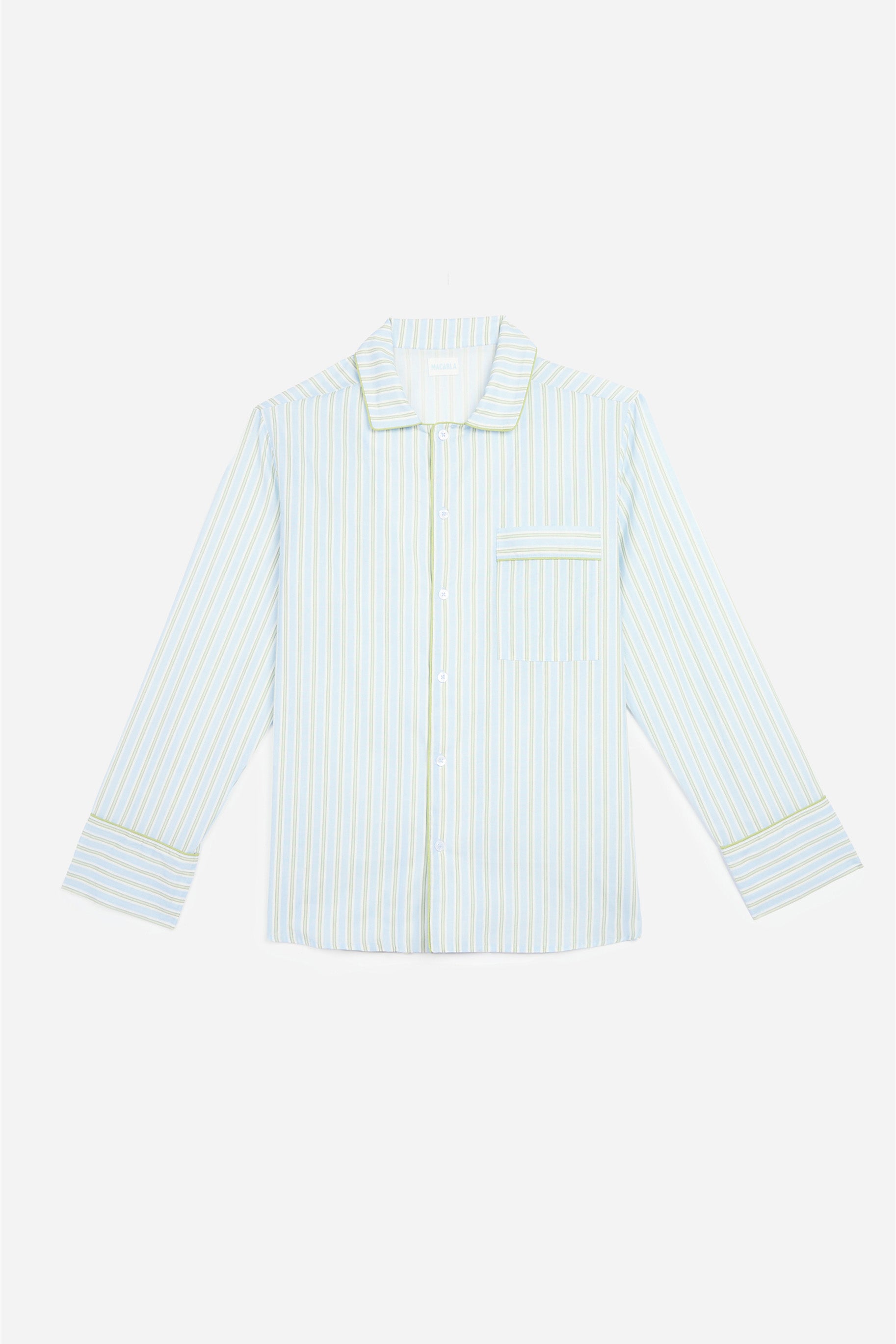 Pijama Unisex Rayas Azul