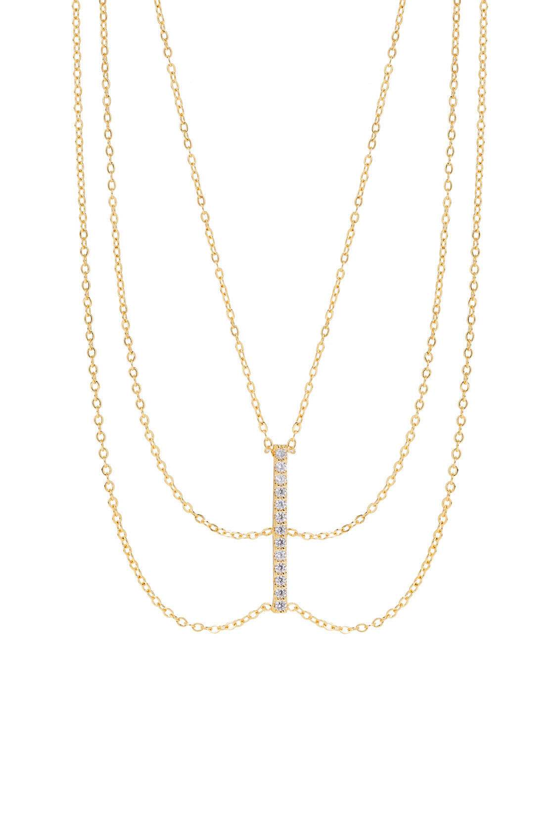 Collier à triple barre