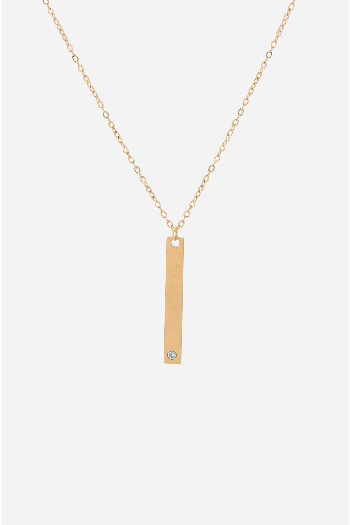 Long Zircon Necklace