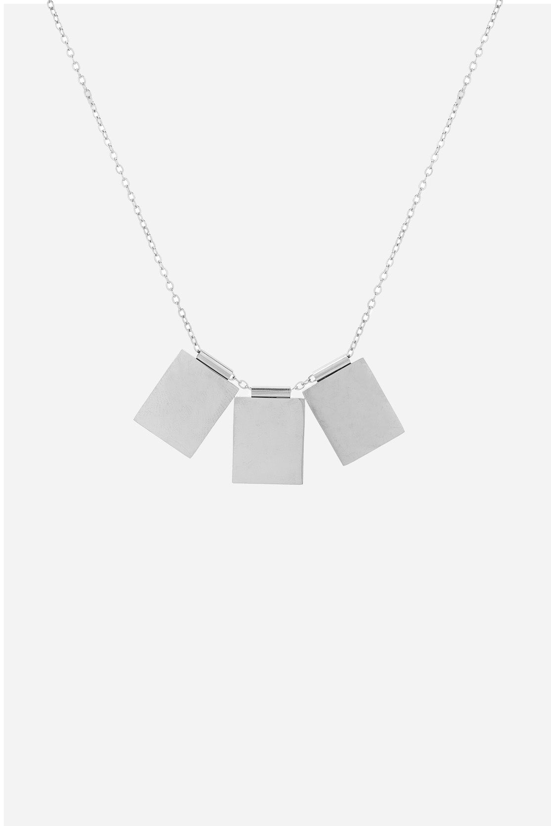 Triple Plate Necklace
