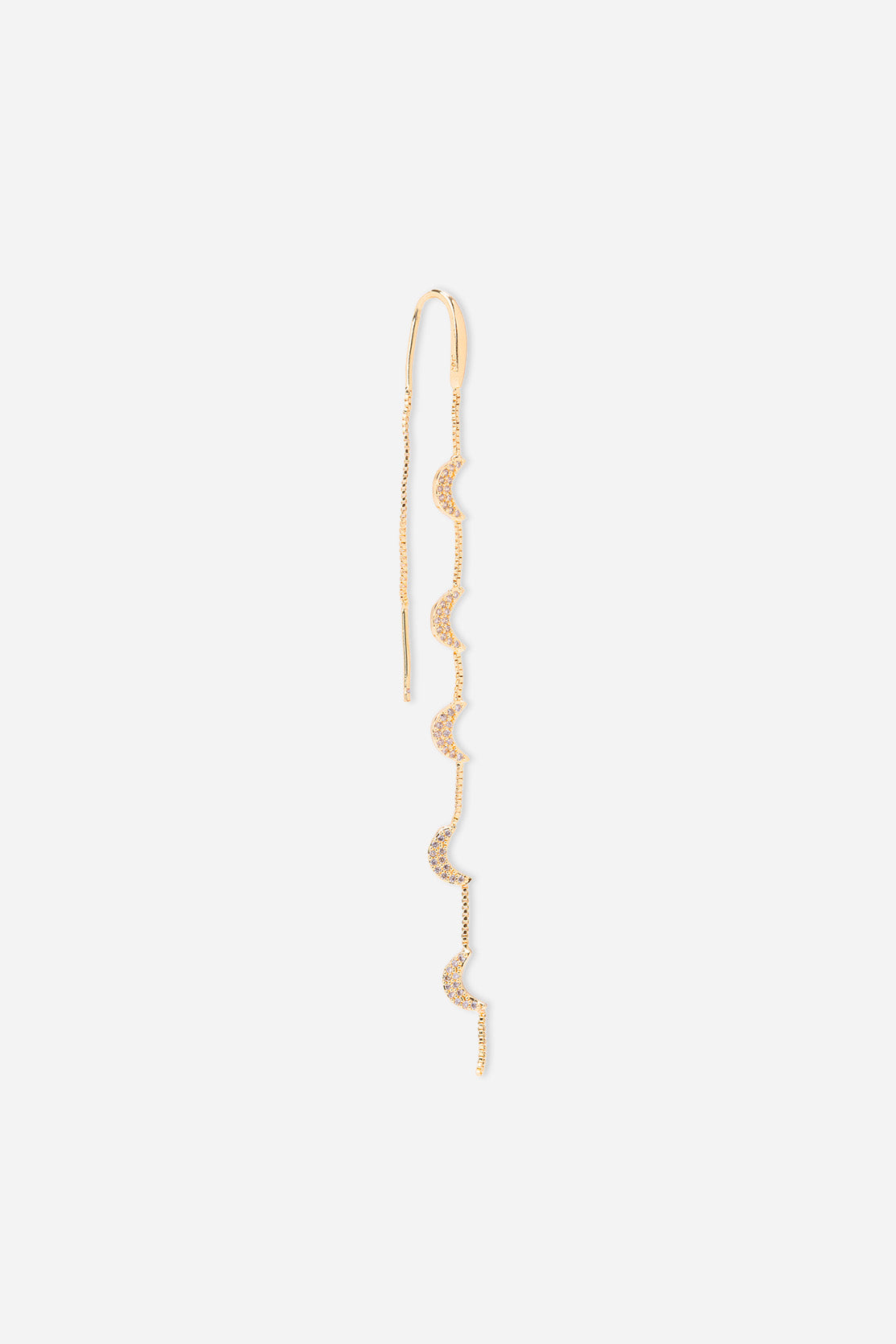 Double Moon Earring