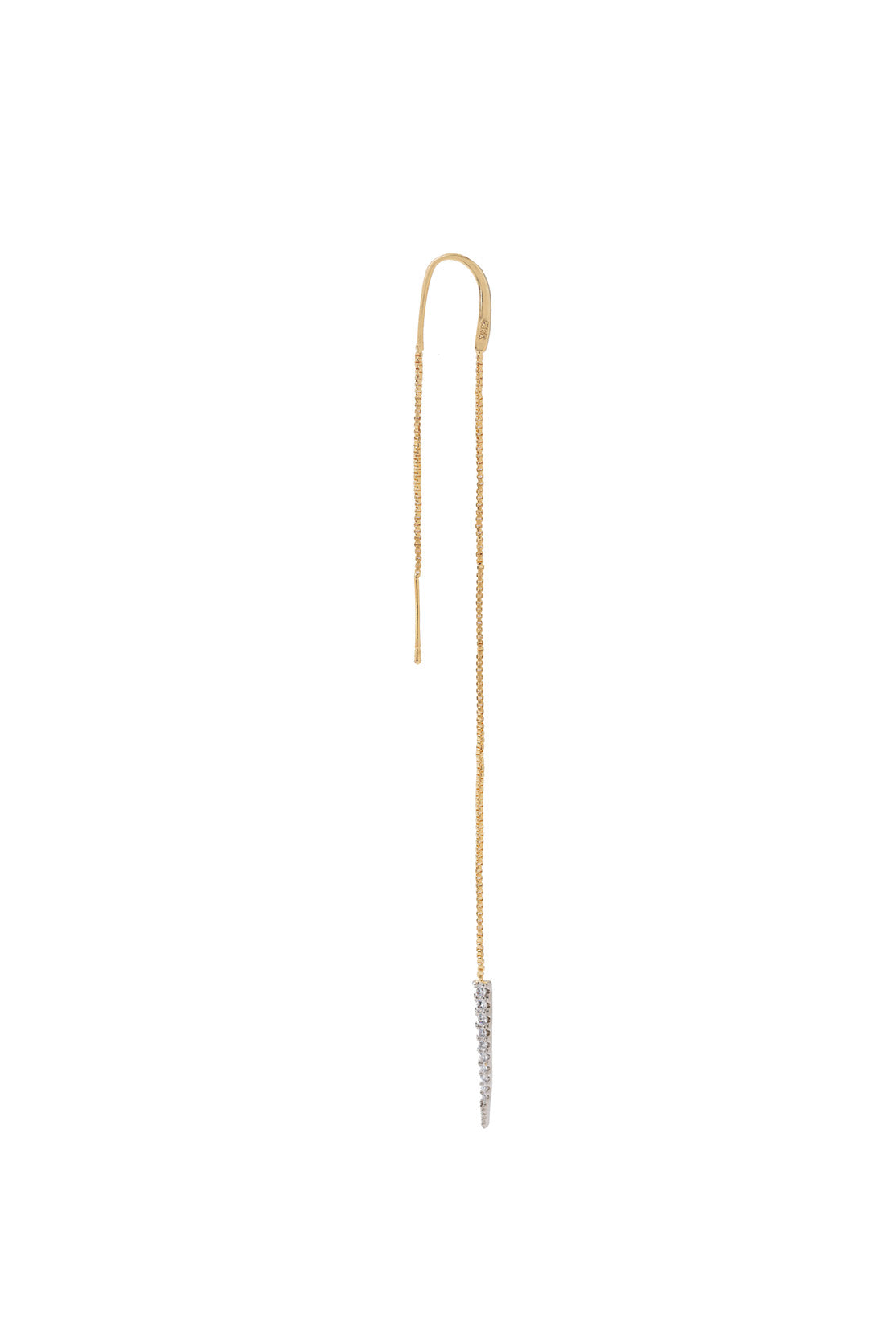Pendiente Doble Cadena Flare Mix (Unidad)