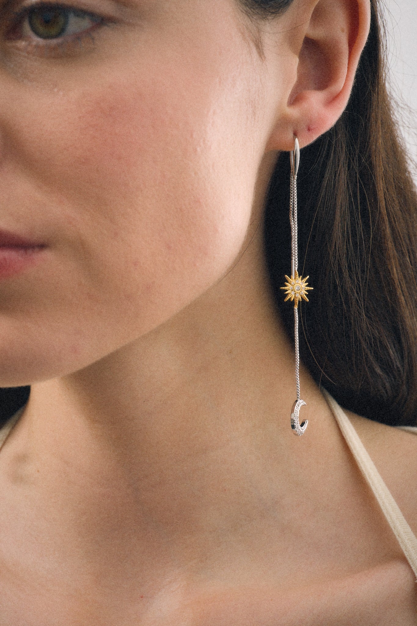 Double Chain Day and Night Earrings (Unit)
