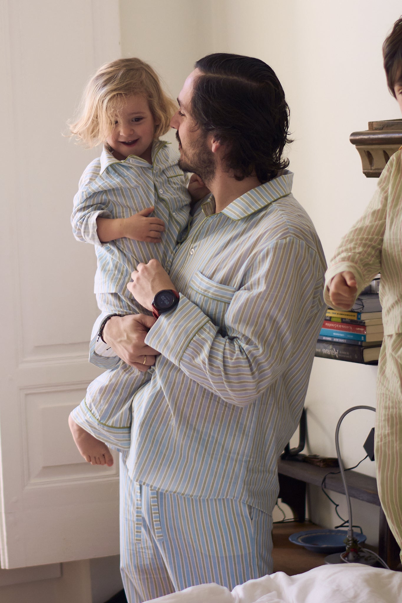 Pijama Unisex Rayas Azul