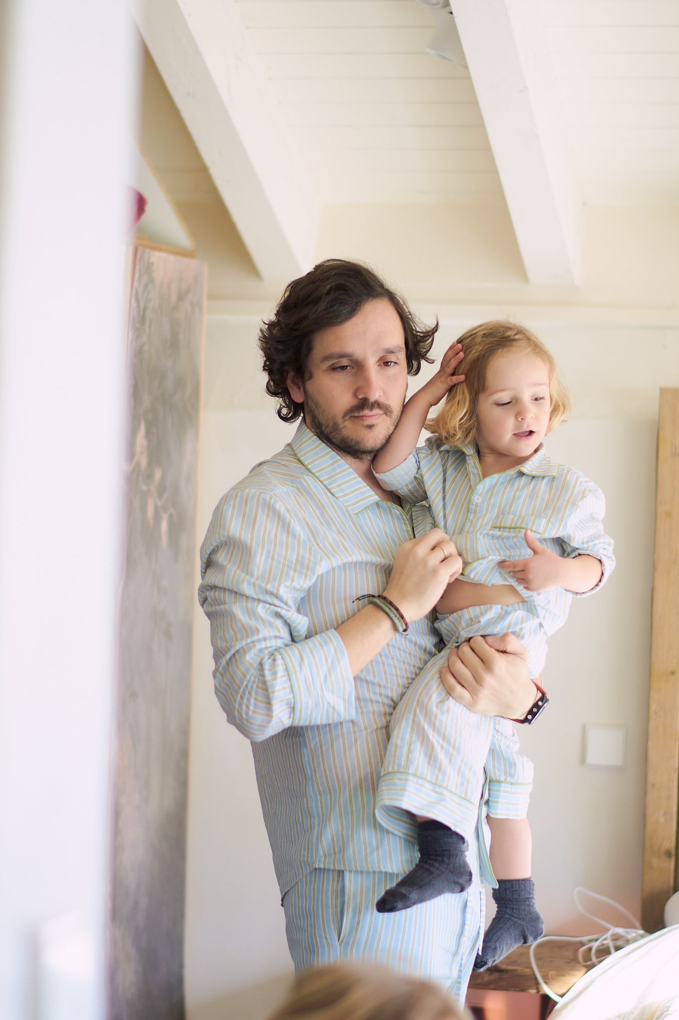 Pijama Unisex Rayas Azul