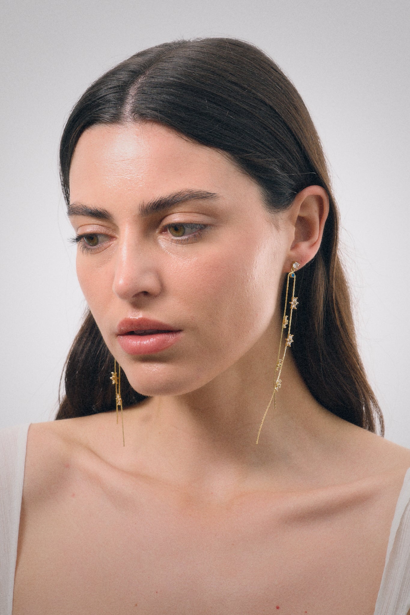 Blue Flower Earrings