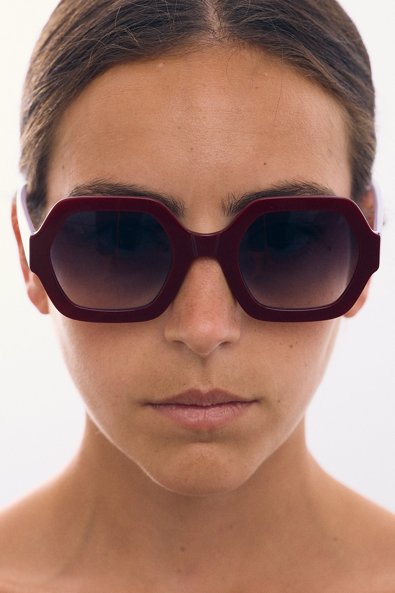 Lunettes de Soleil Lola Grenat et Lilas