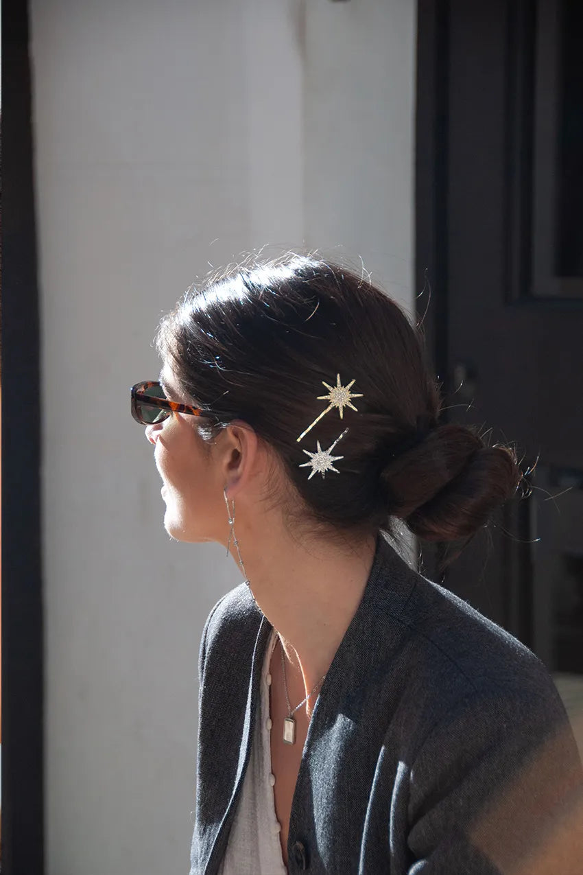 Star Zirconia Hairpin