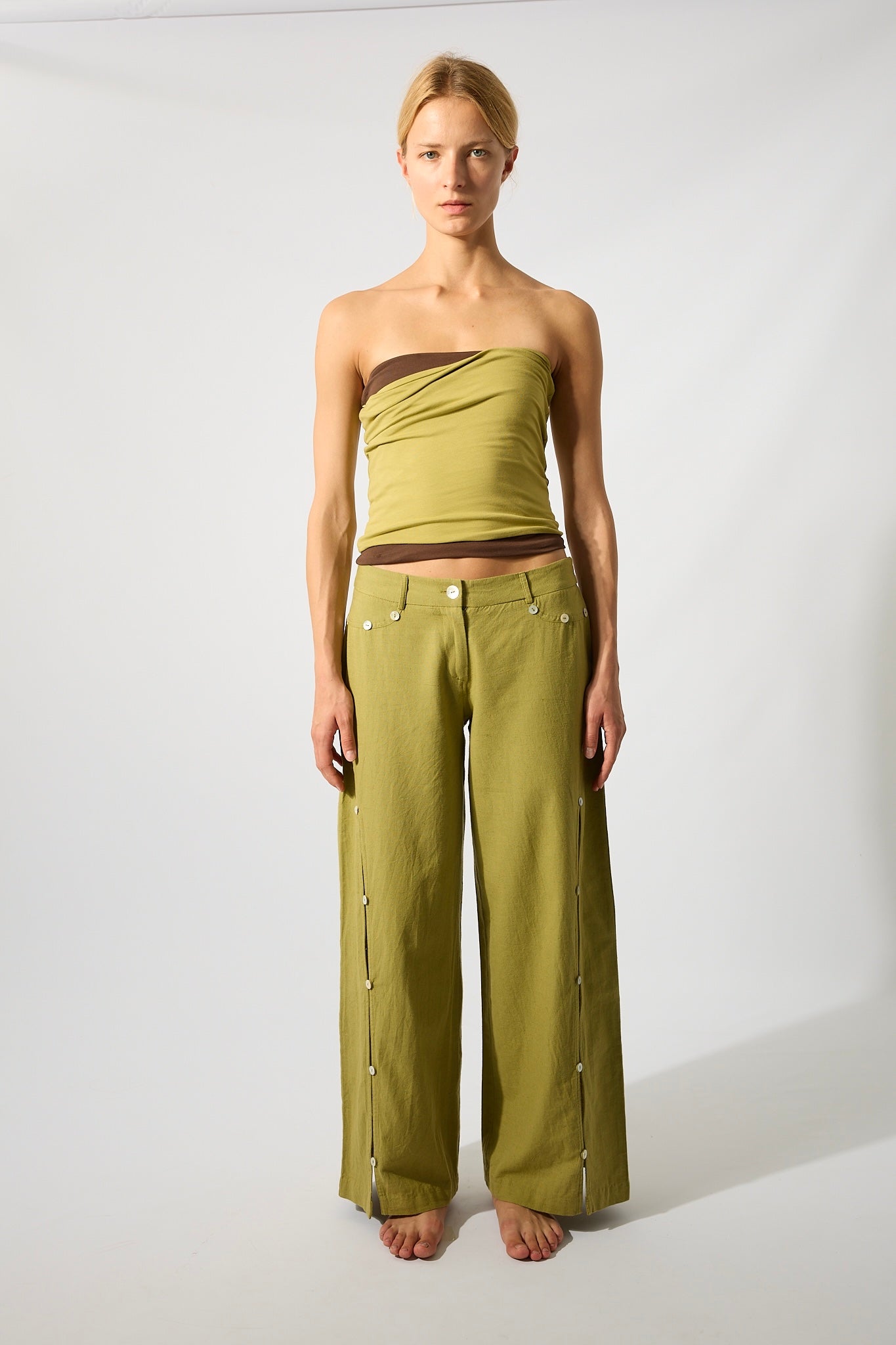 Top Bandeau Verde