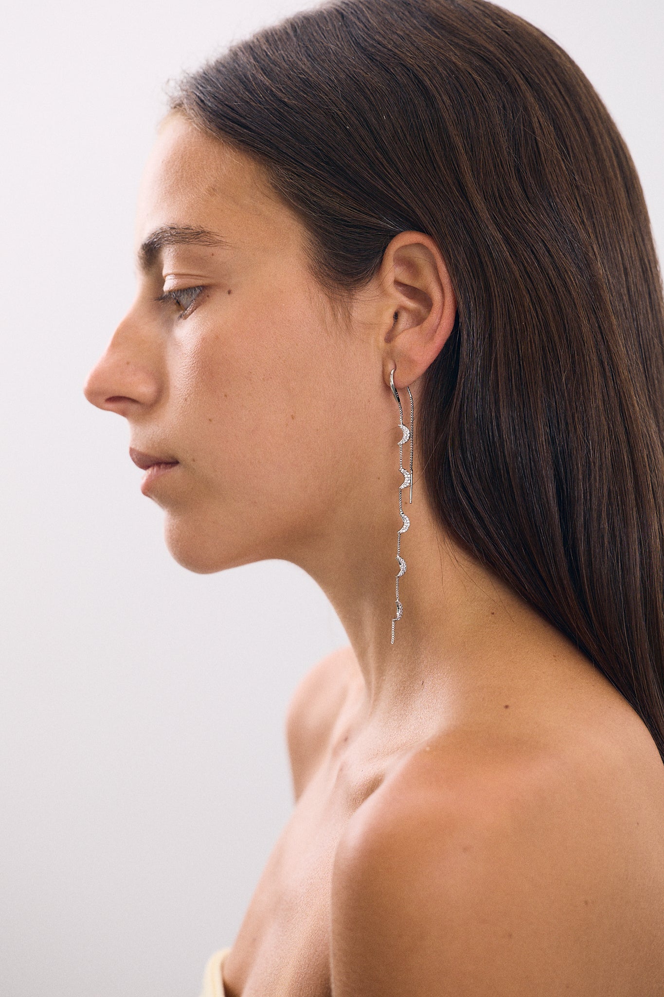 Double Moon Earring