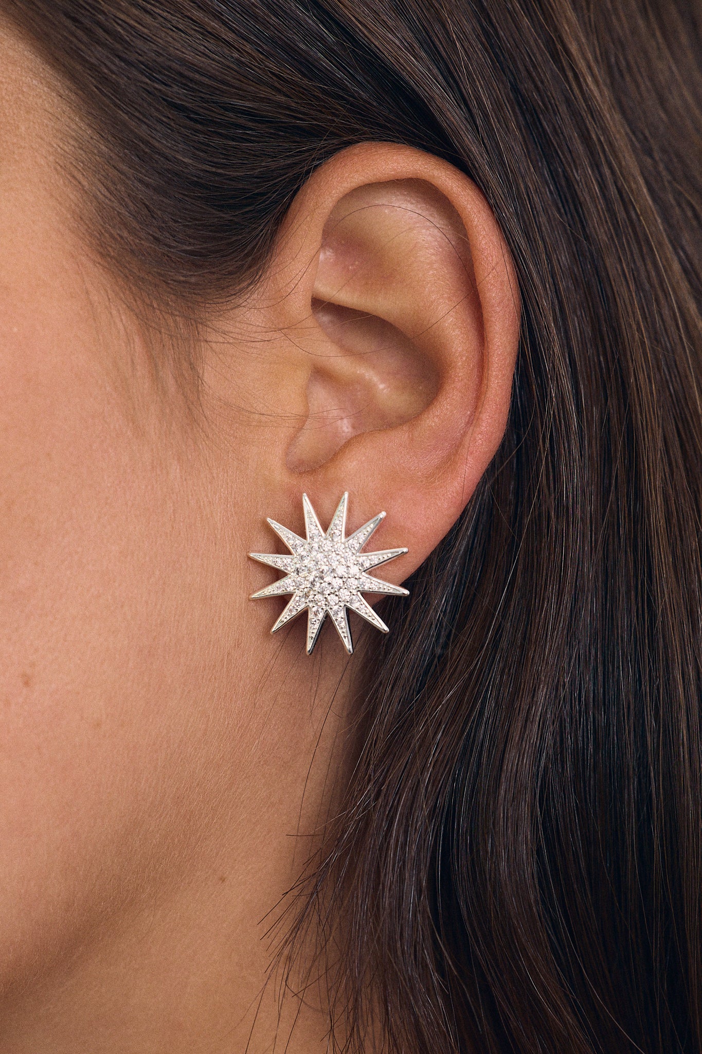 Boucles d'Oreilles Ètoile Maxi