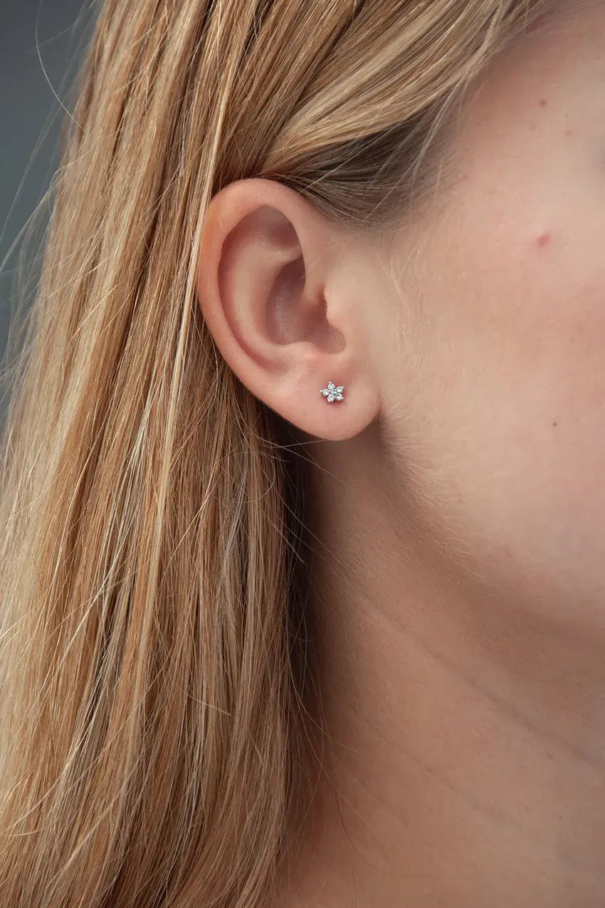 Detachable Flower Earrings