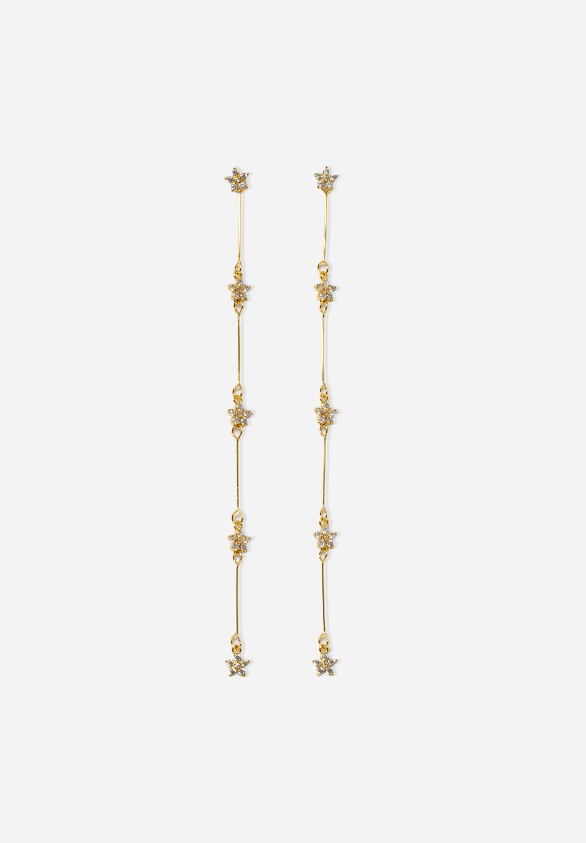 Boucle d'oreilles fleur détachable