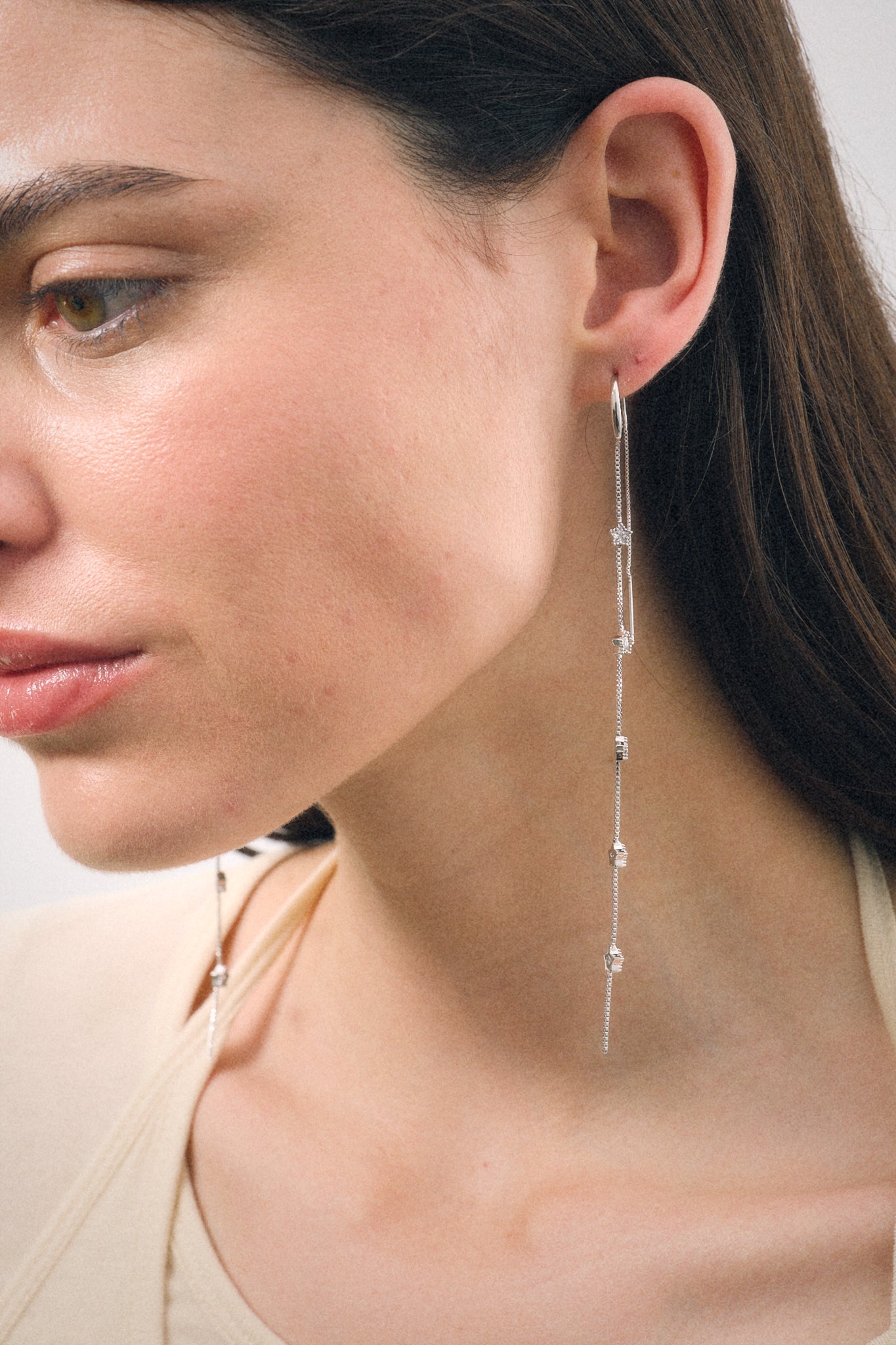 Boucle d'oreille Chaîne Étoile (Unité)