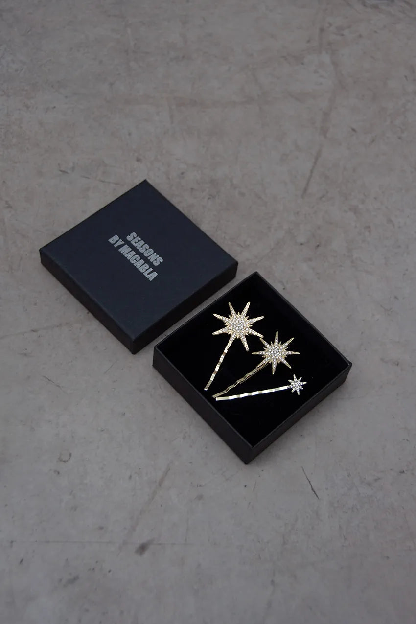 Pack Horquillas Estrella Blanca