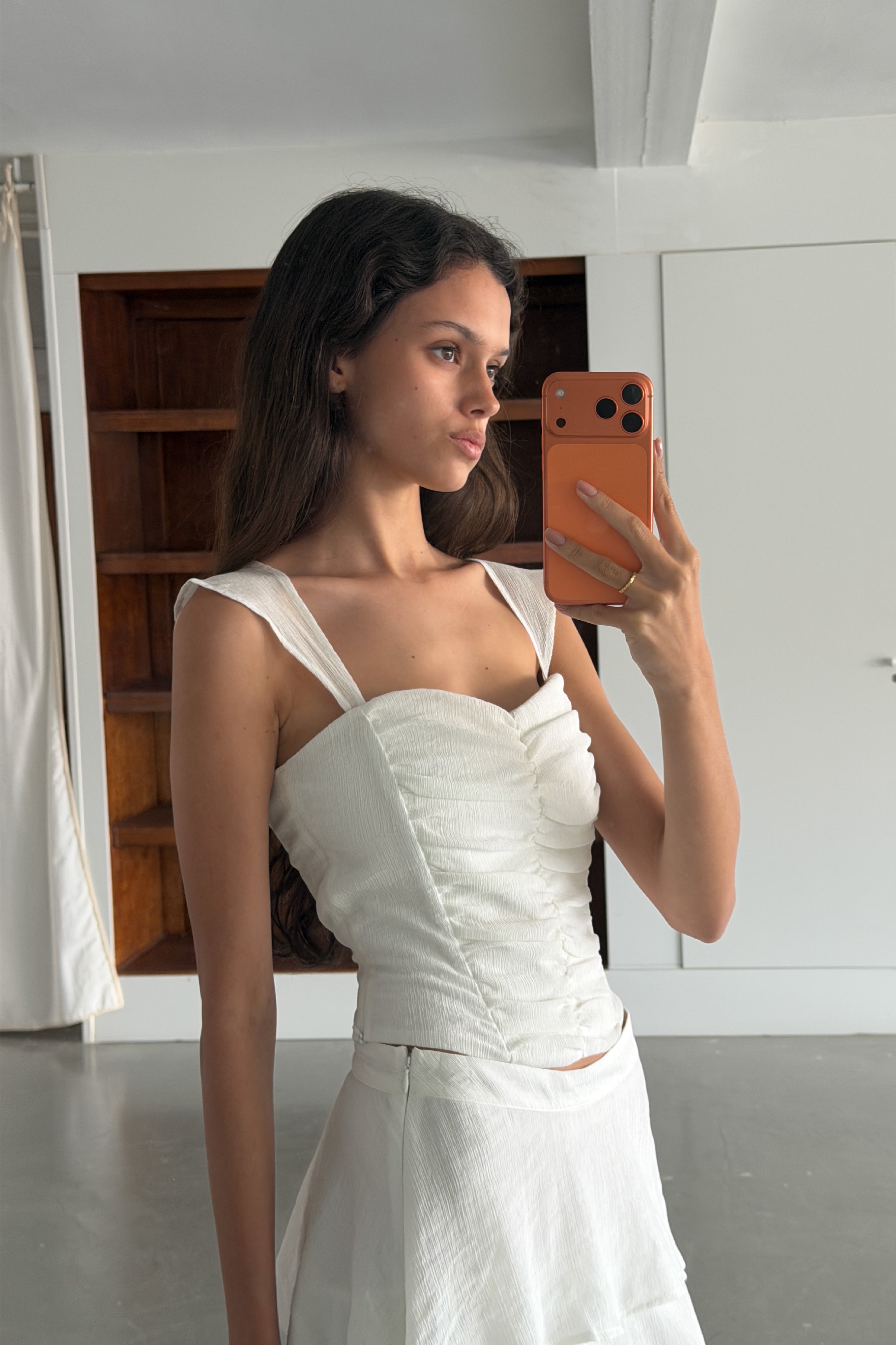 White Corset Top