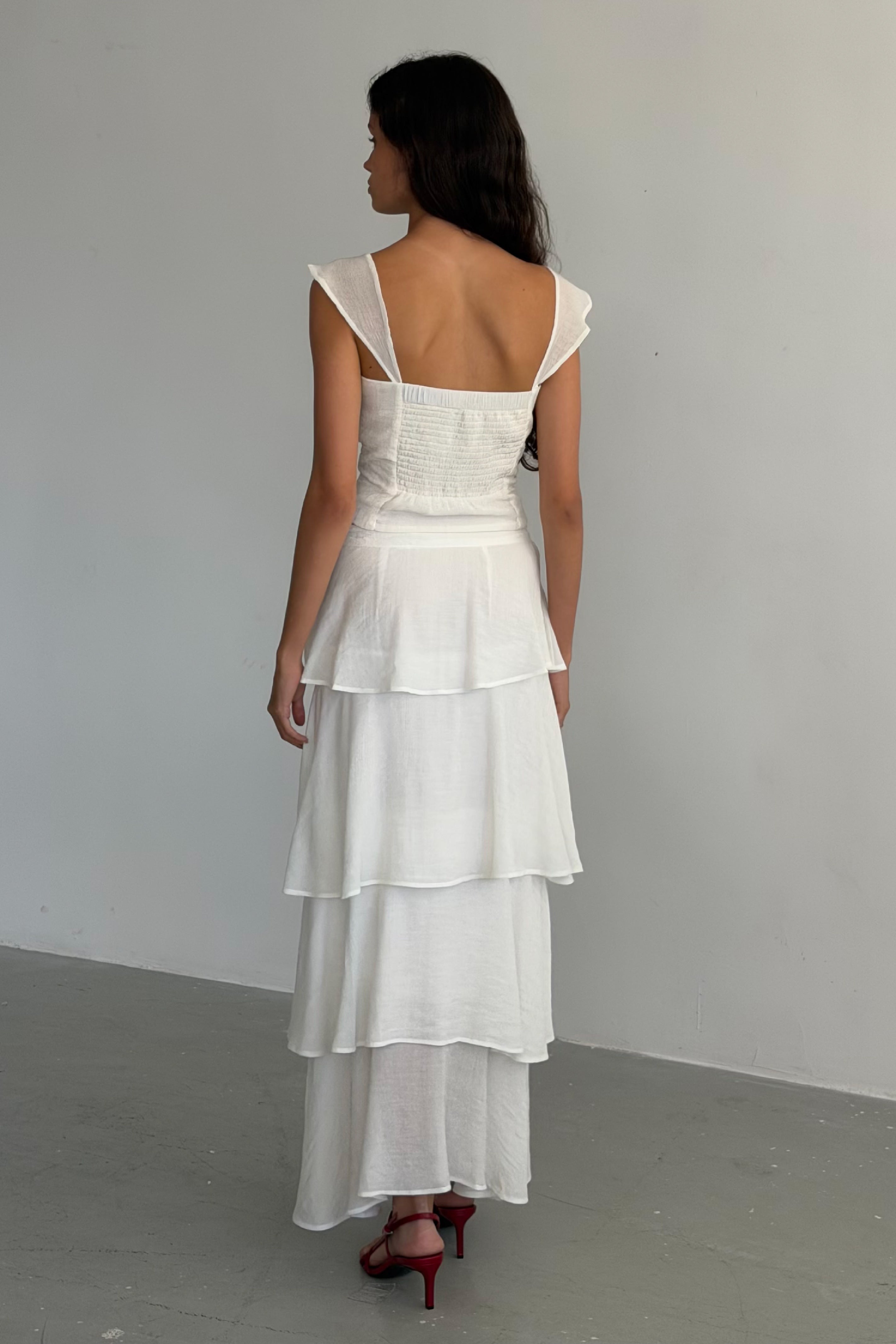 White Corset Top