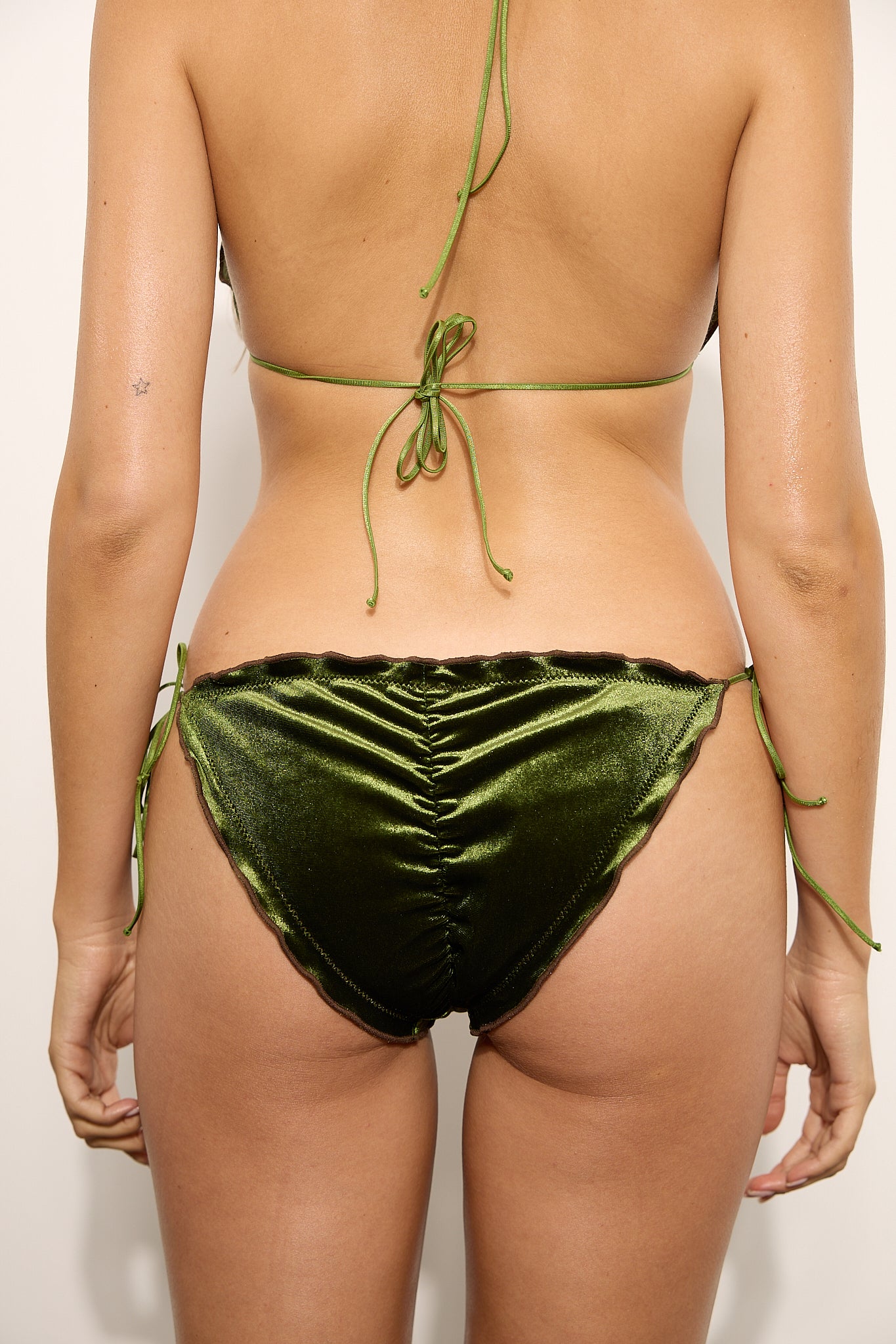 Bikini Bottom Velvet Vert