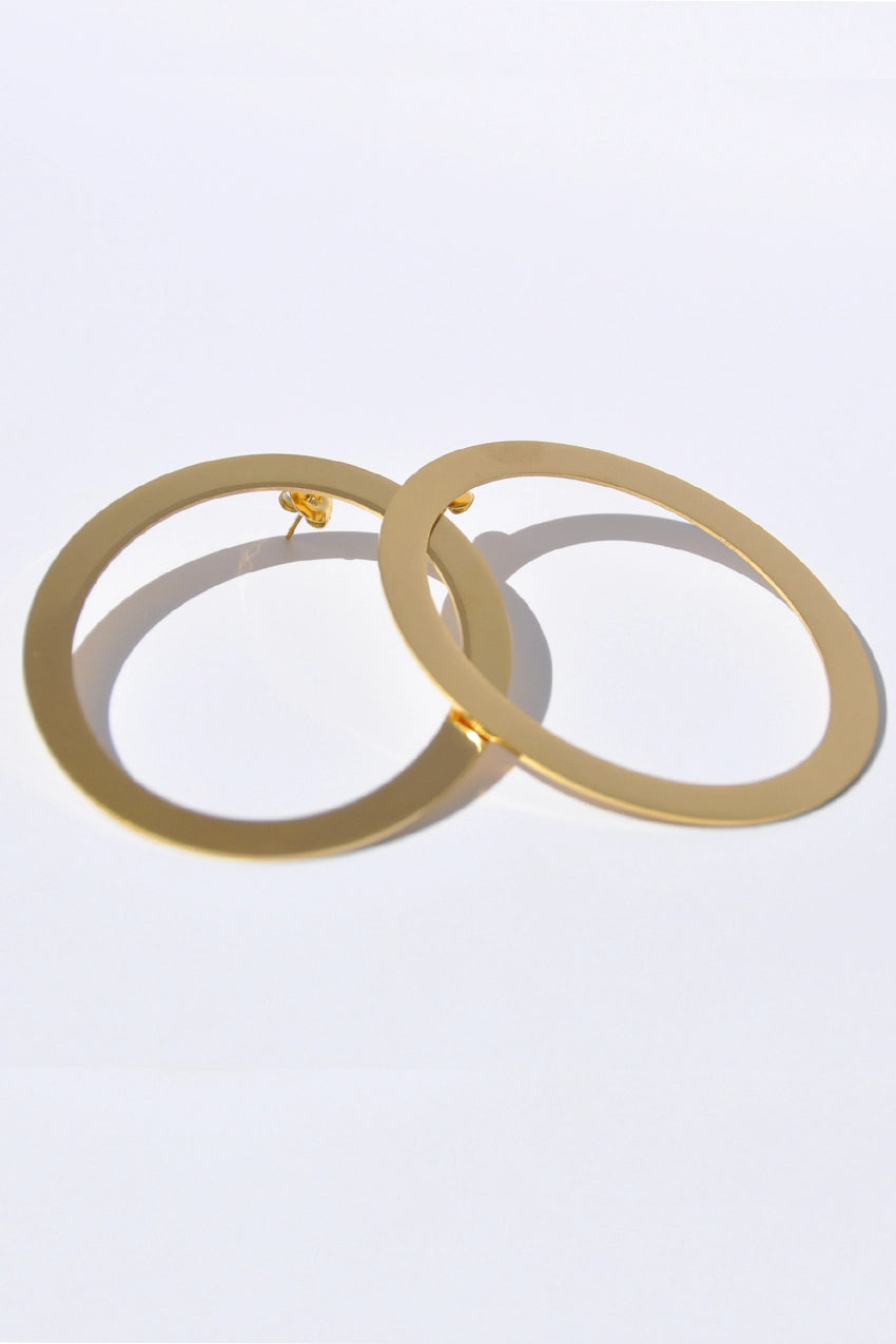 Mirror Hoop Earrings