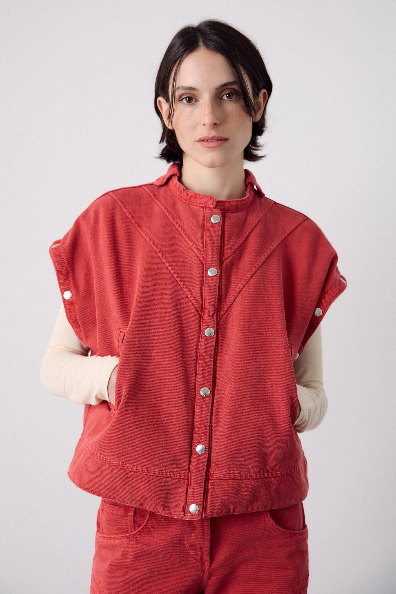 Bomber Desmontable Rojo