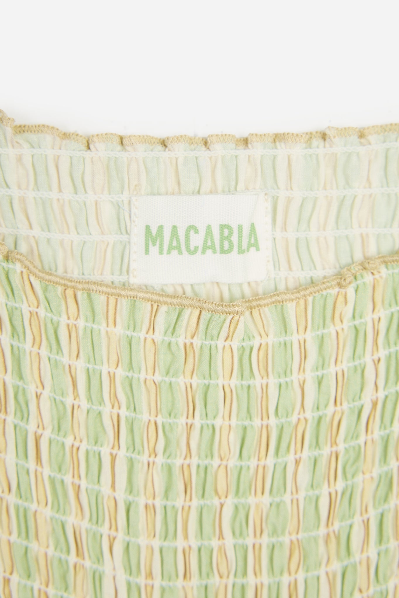 Top Pijama Rayas Verde