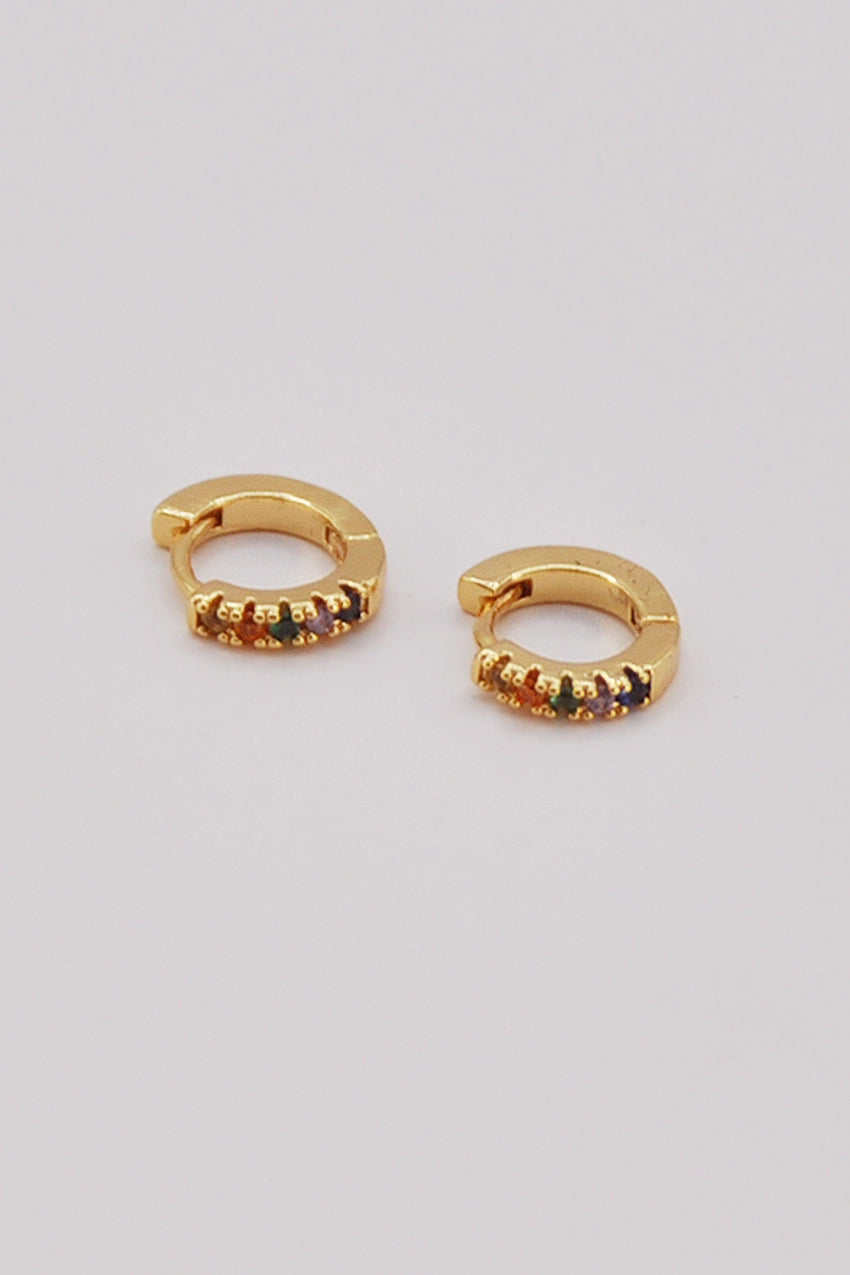 Mini Zircon Color Earring