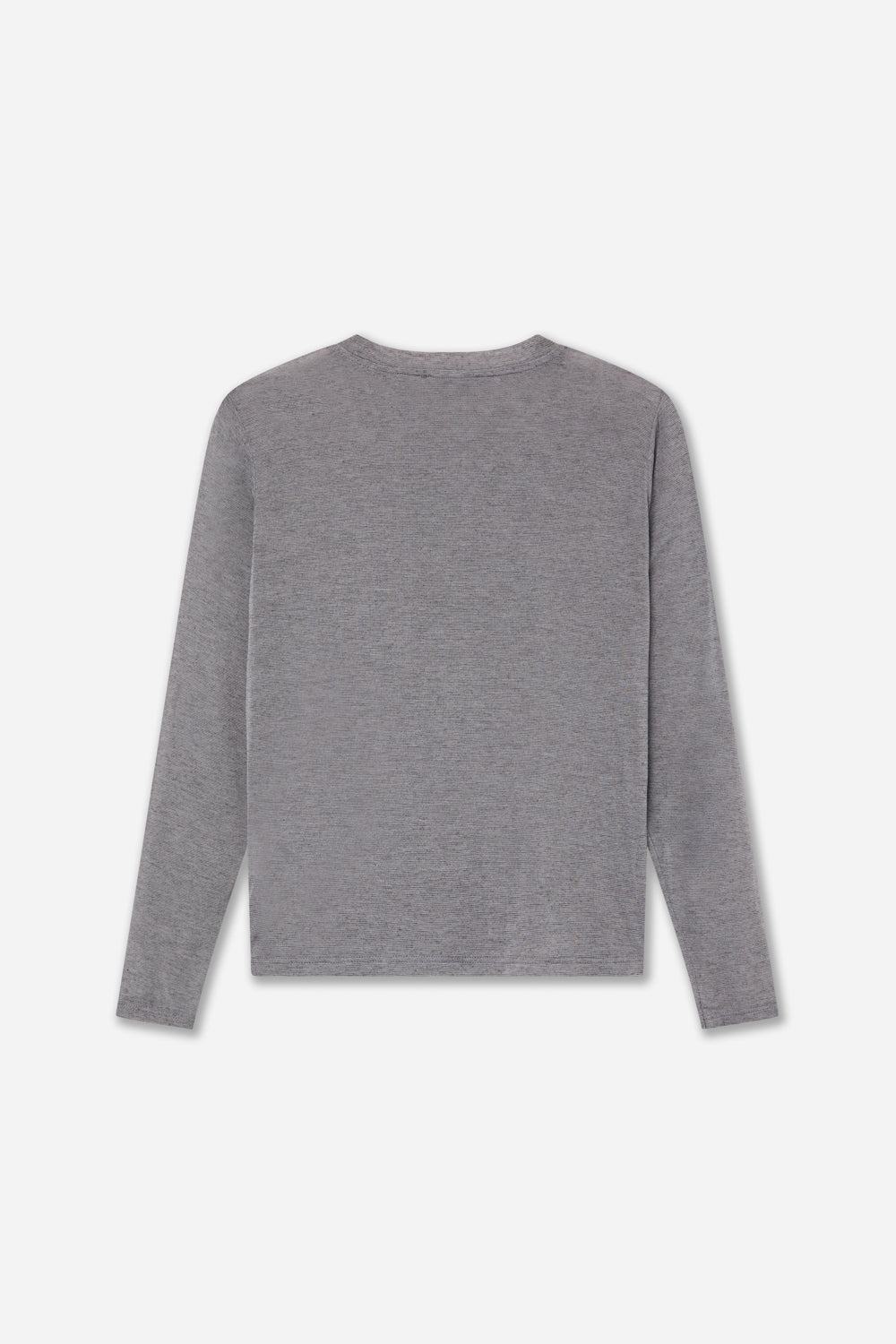 T-shirt Cachemire Manches Longues Gris