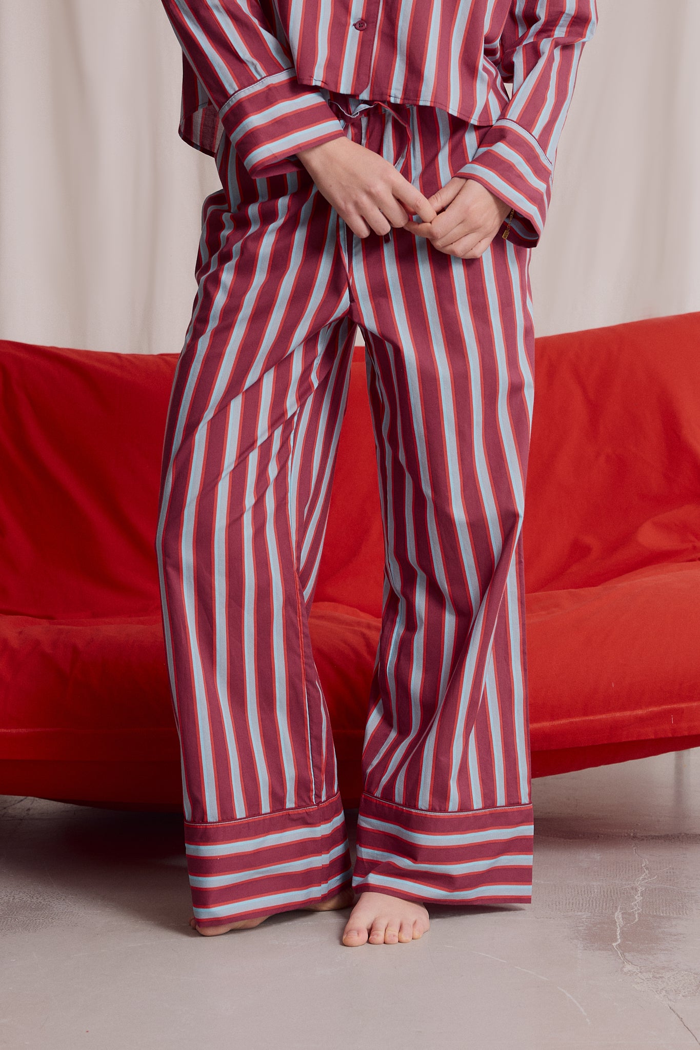 Pijama Burgundy Blue