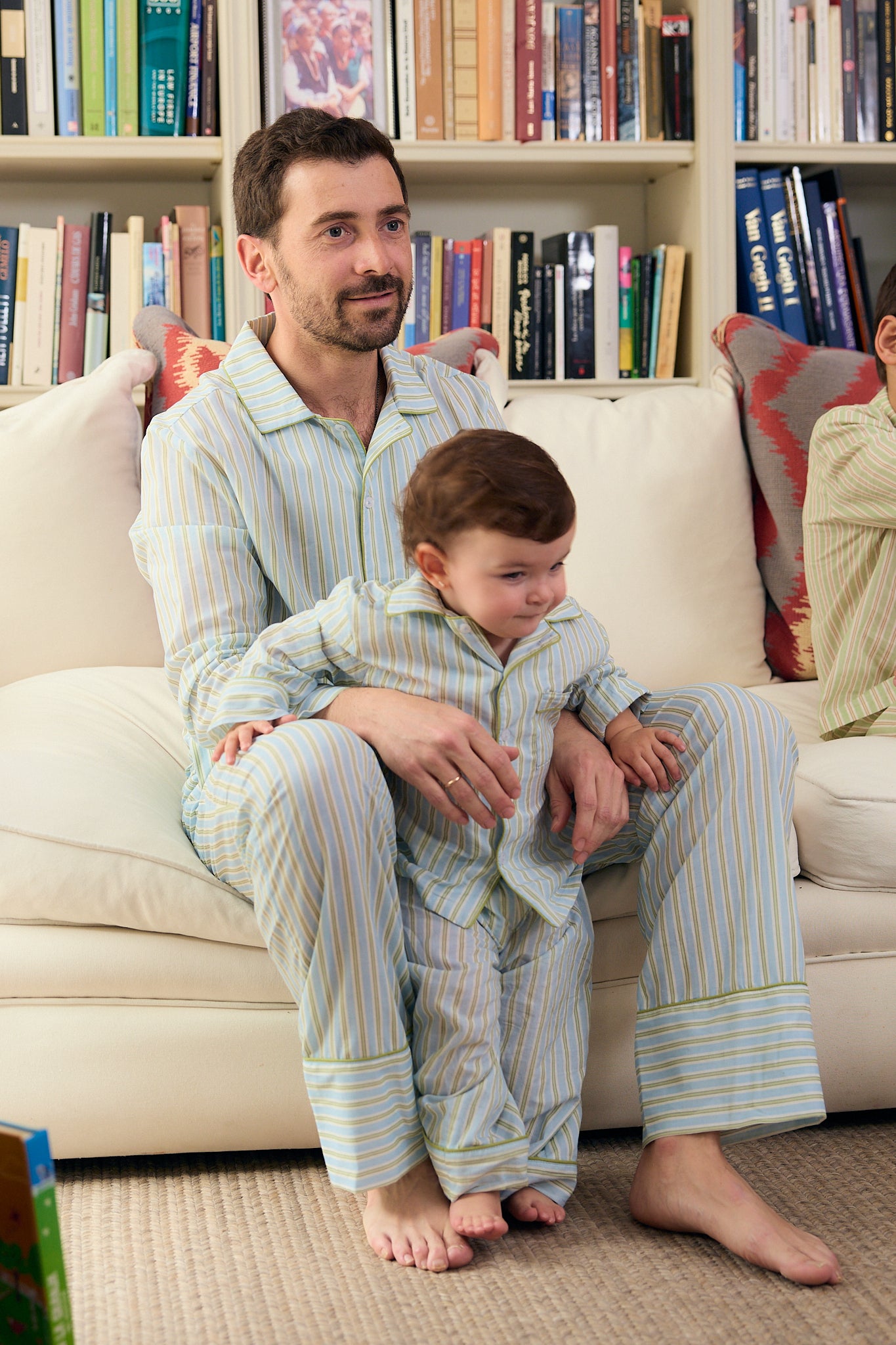 Pijama Unisex Rayas Azul