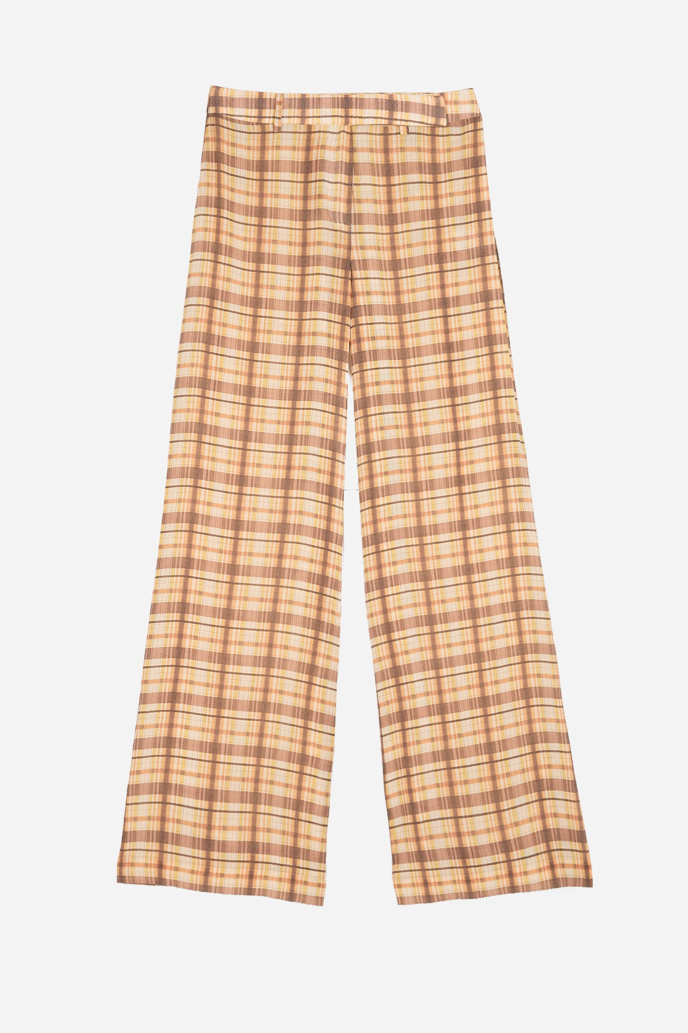 Pantalón Cuadros Amarillo