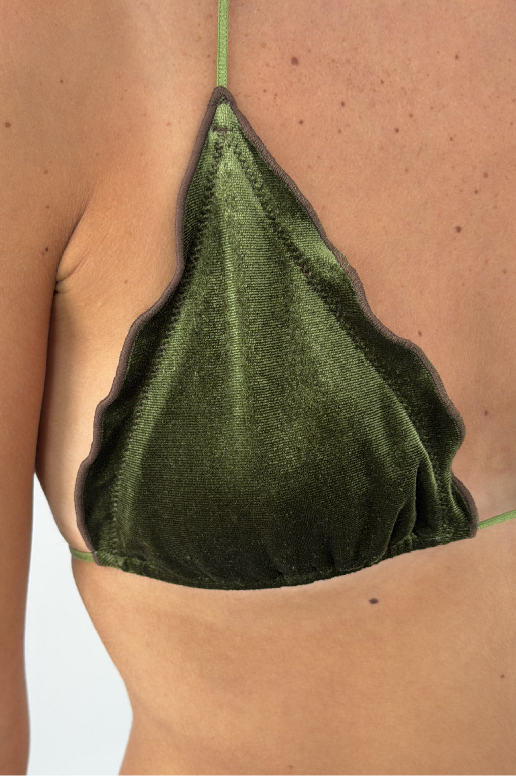 Haut de Bikini Velvet Vert