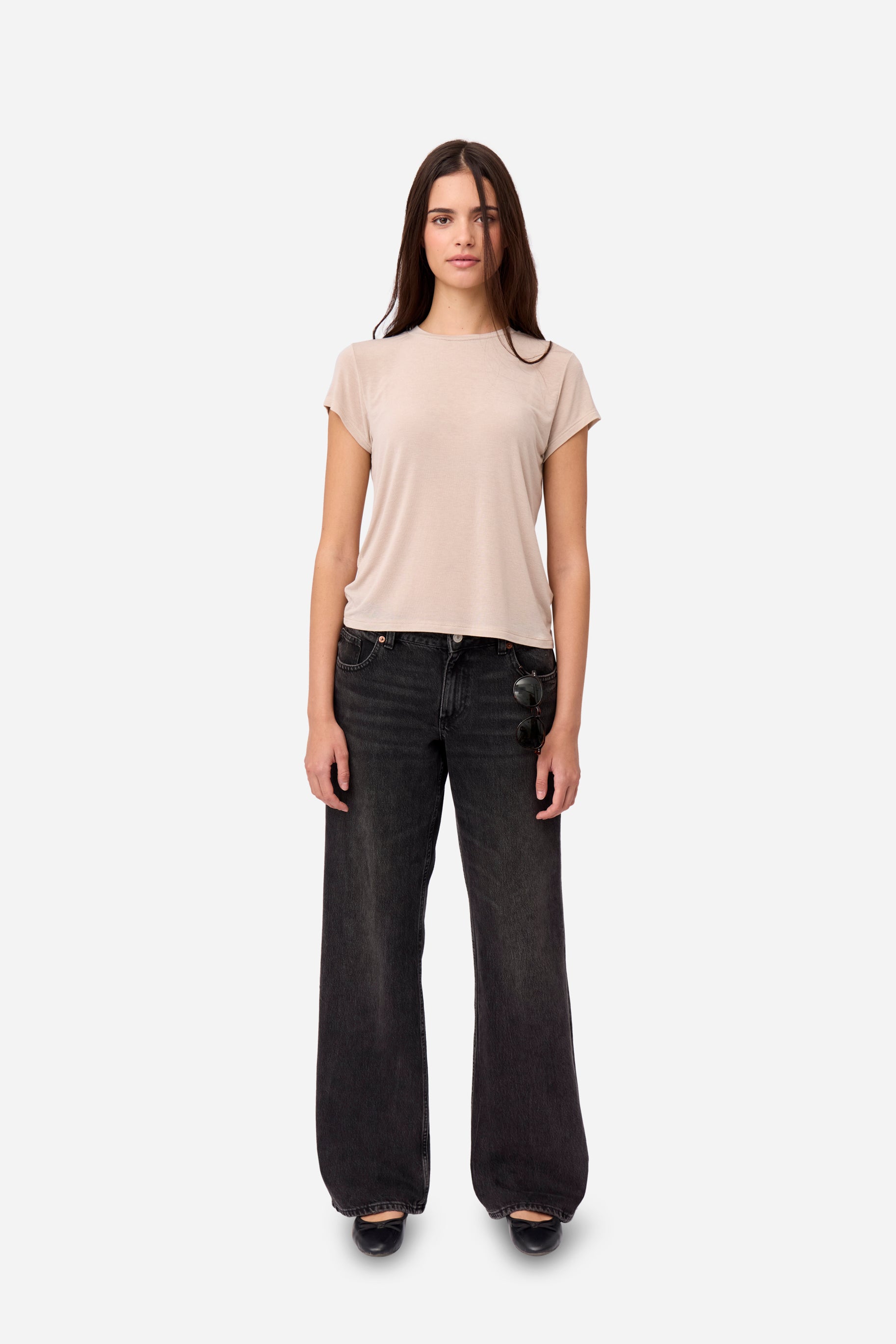 T-shirt Cachemire Beige