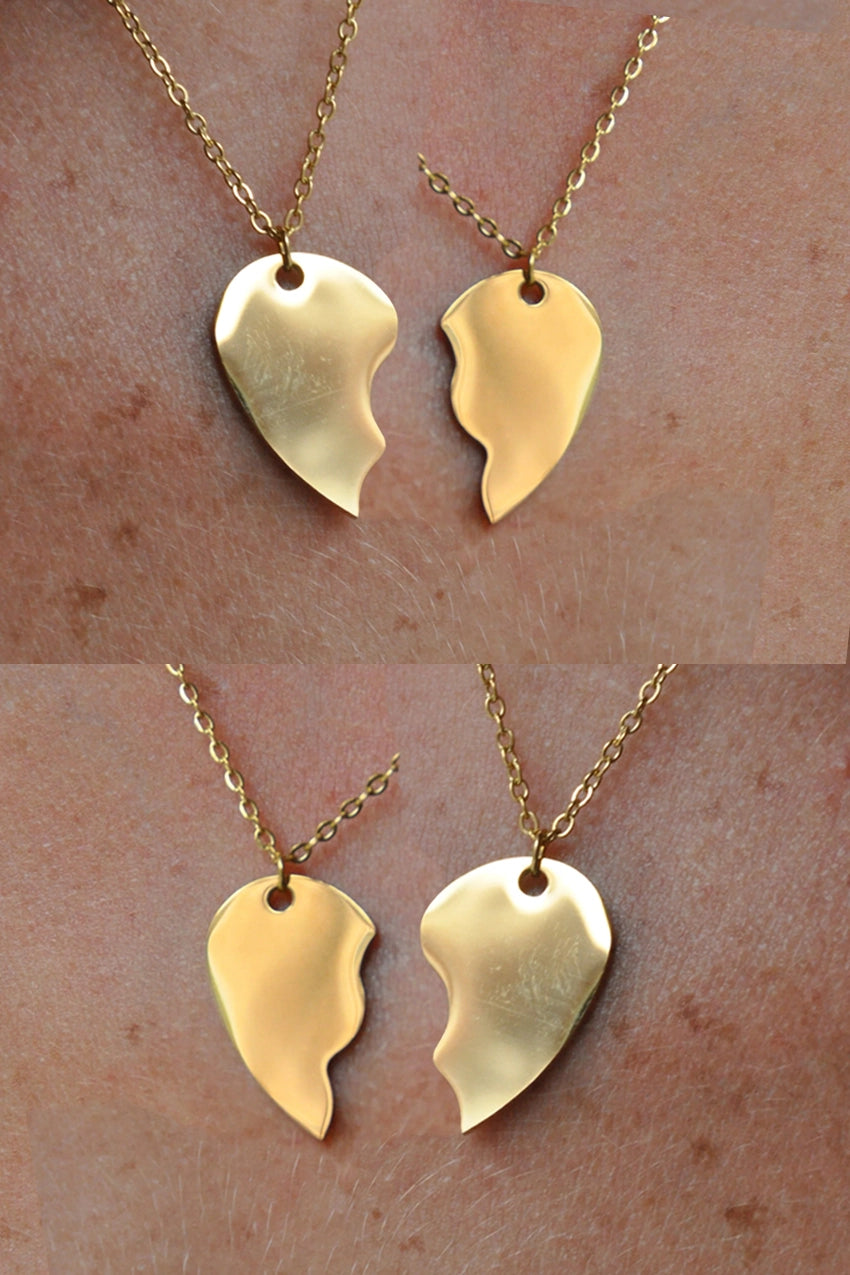 Split Heart Necklace