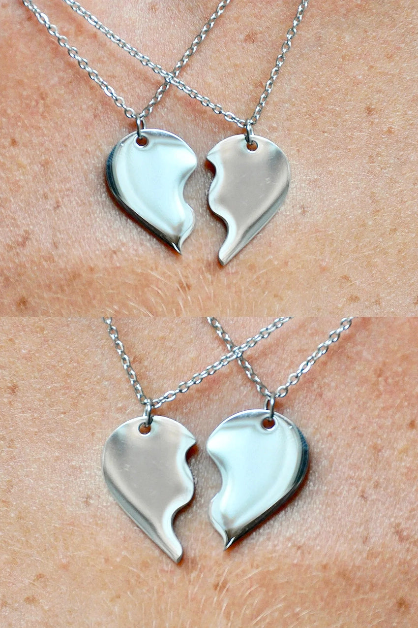 Split Heart Necklace