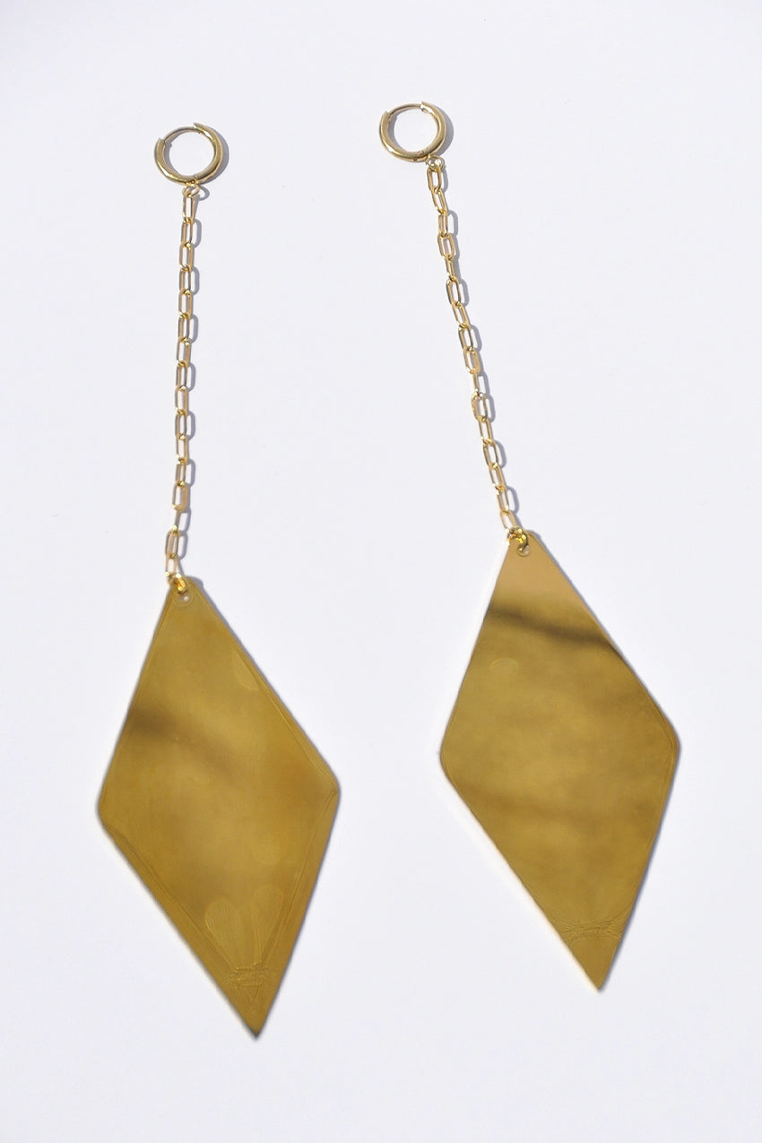 Long Rhombus Earrings